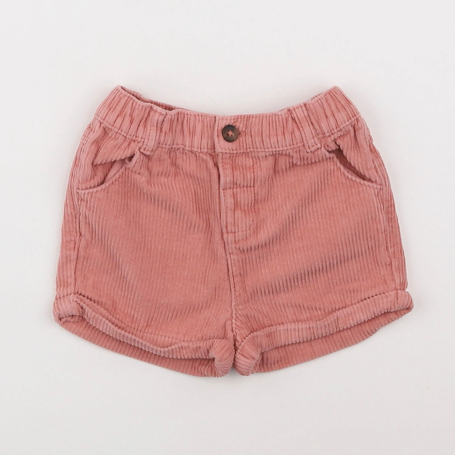 Vertbaudet - short rose - 9 mois