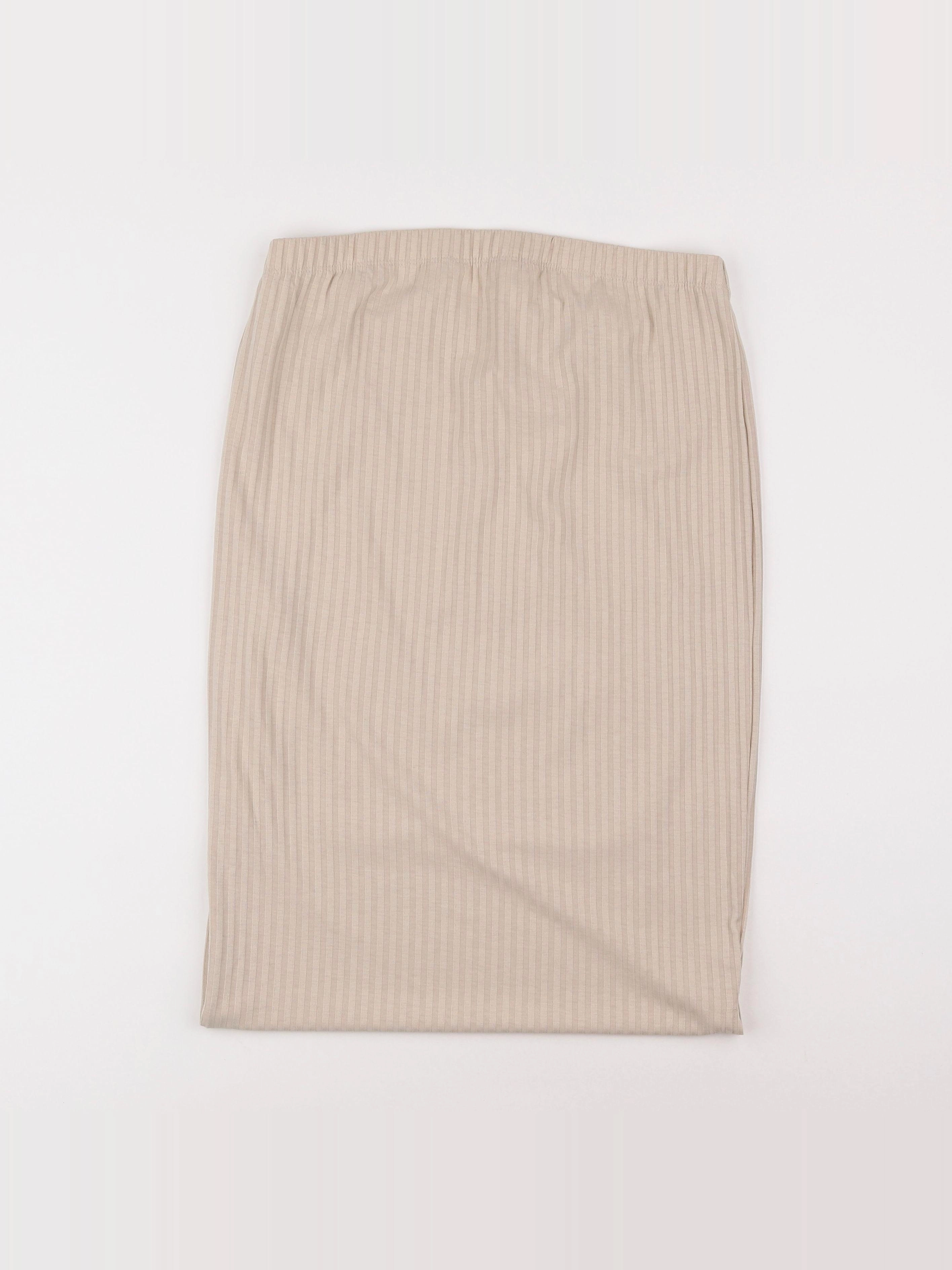 H&M - jupe grossesse beige - m