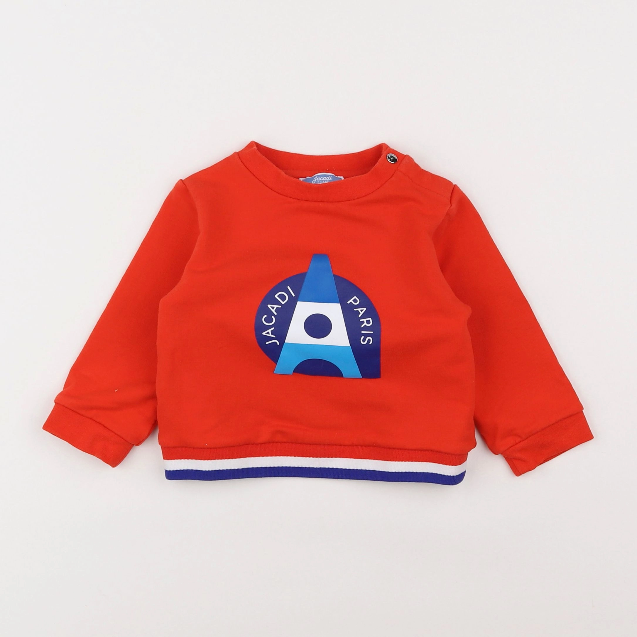 Petit Bateau - sweat rouge - 18 mois