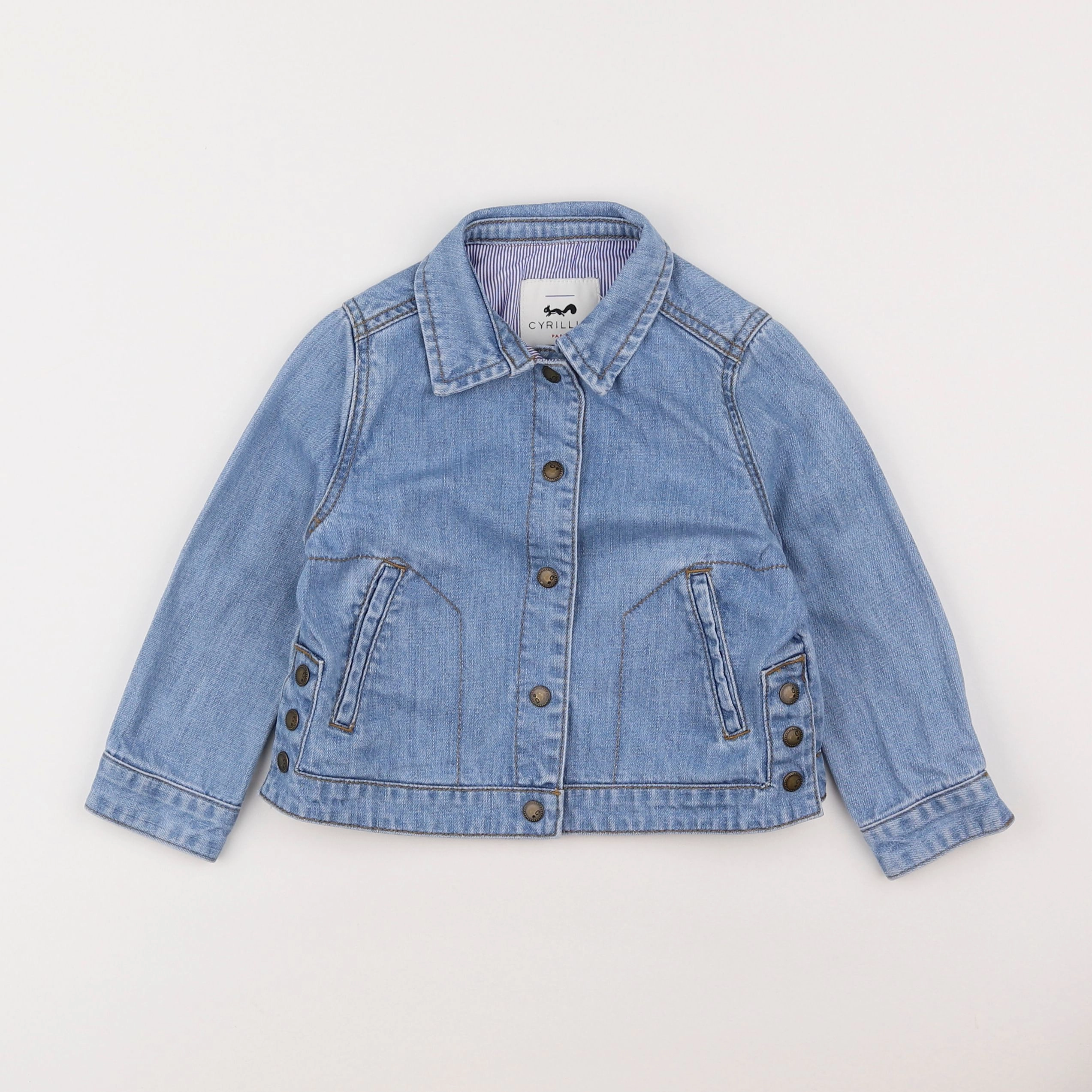 Cyrillus - veste bleu - 3 ans