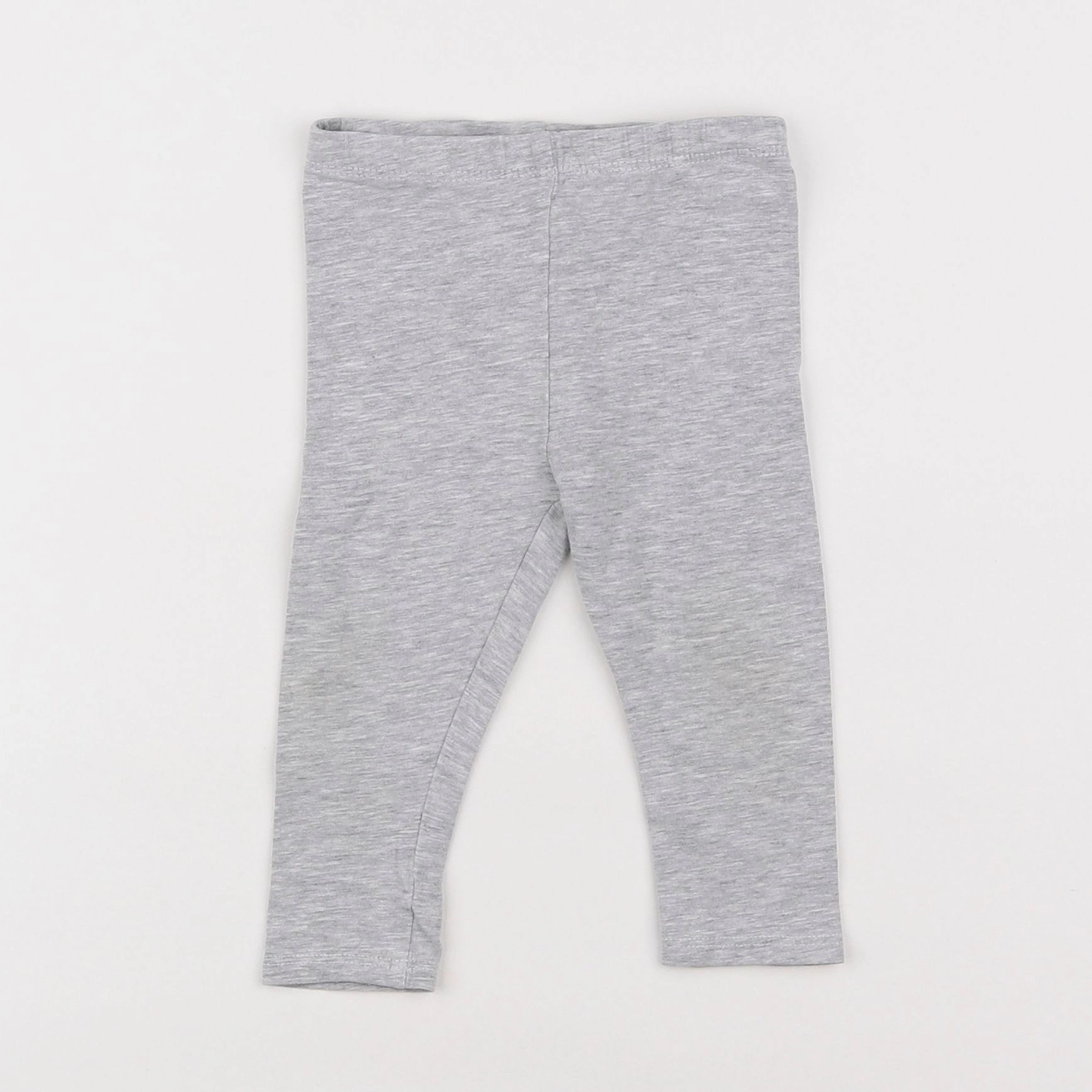 Vertbaudet - legging gris - 12 mois