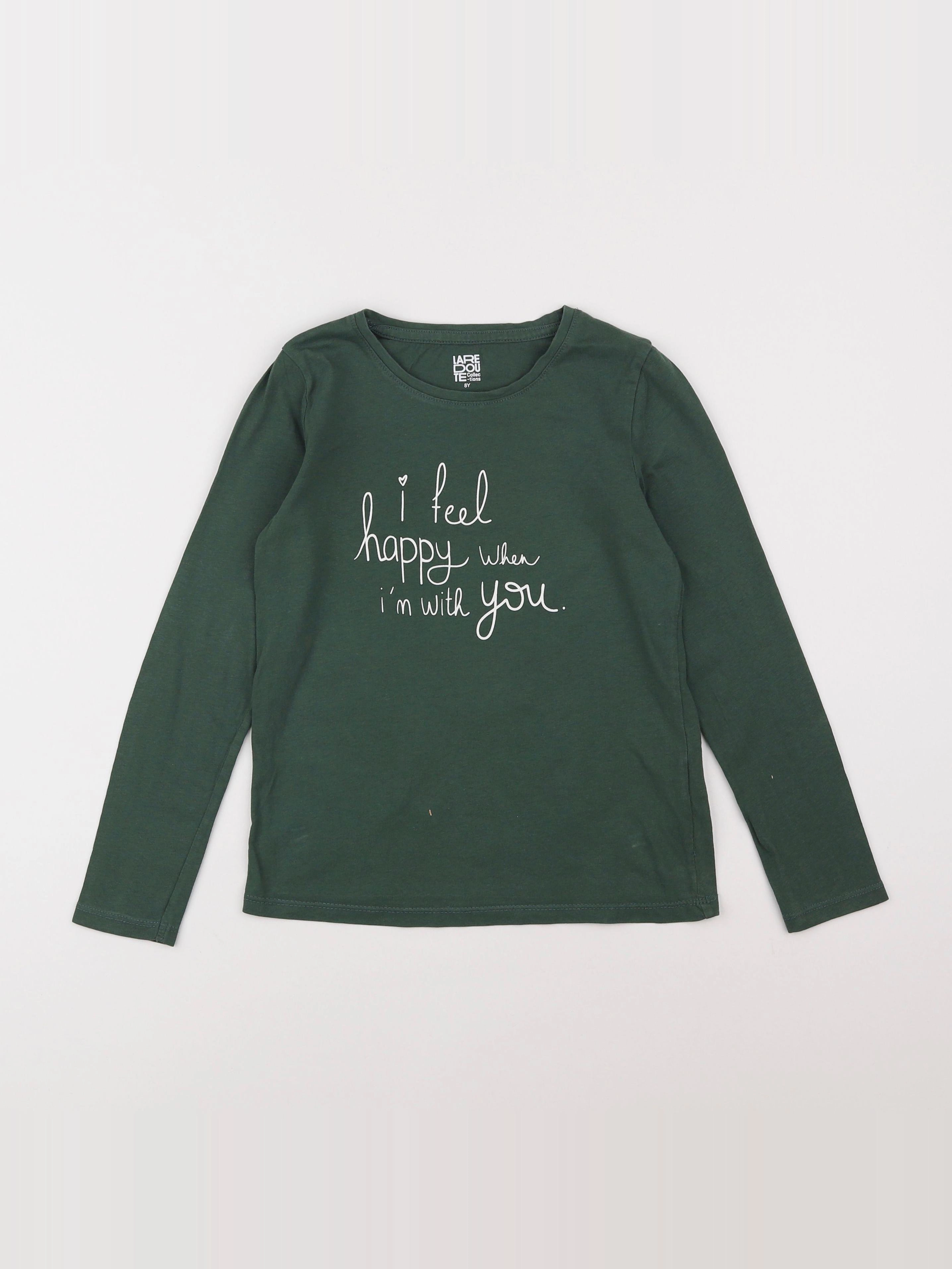 La Redoute - tee-shirt vert - 8 ans