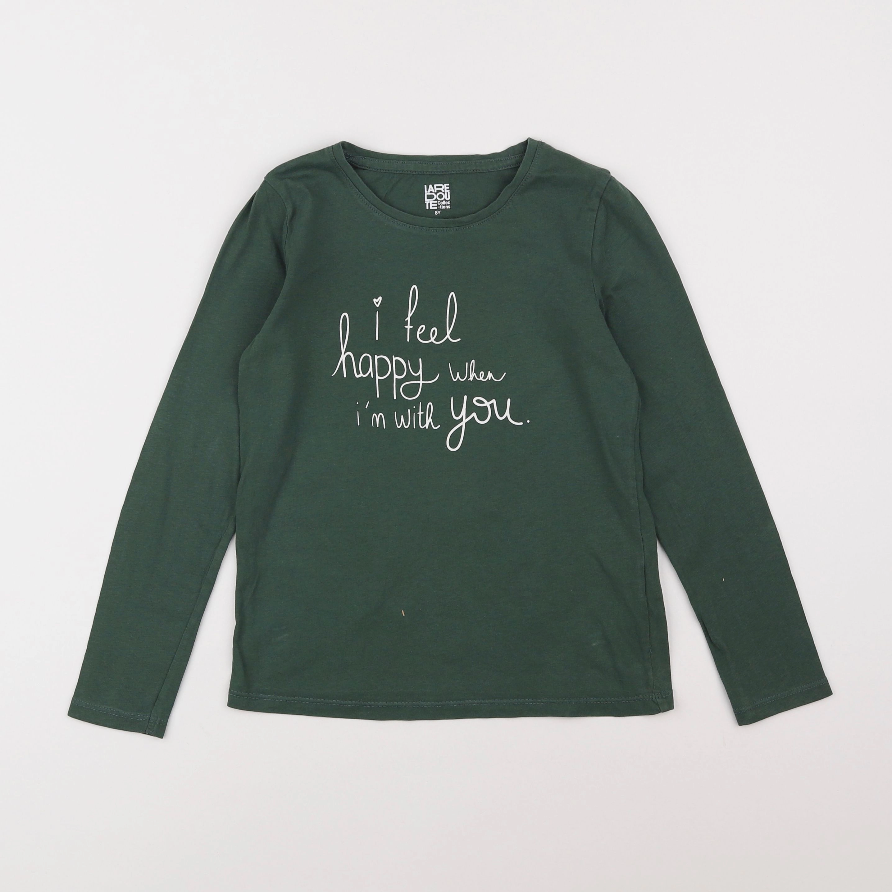 La Redoute - tee-shirt vert - 8 ans