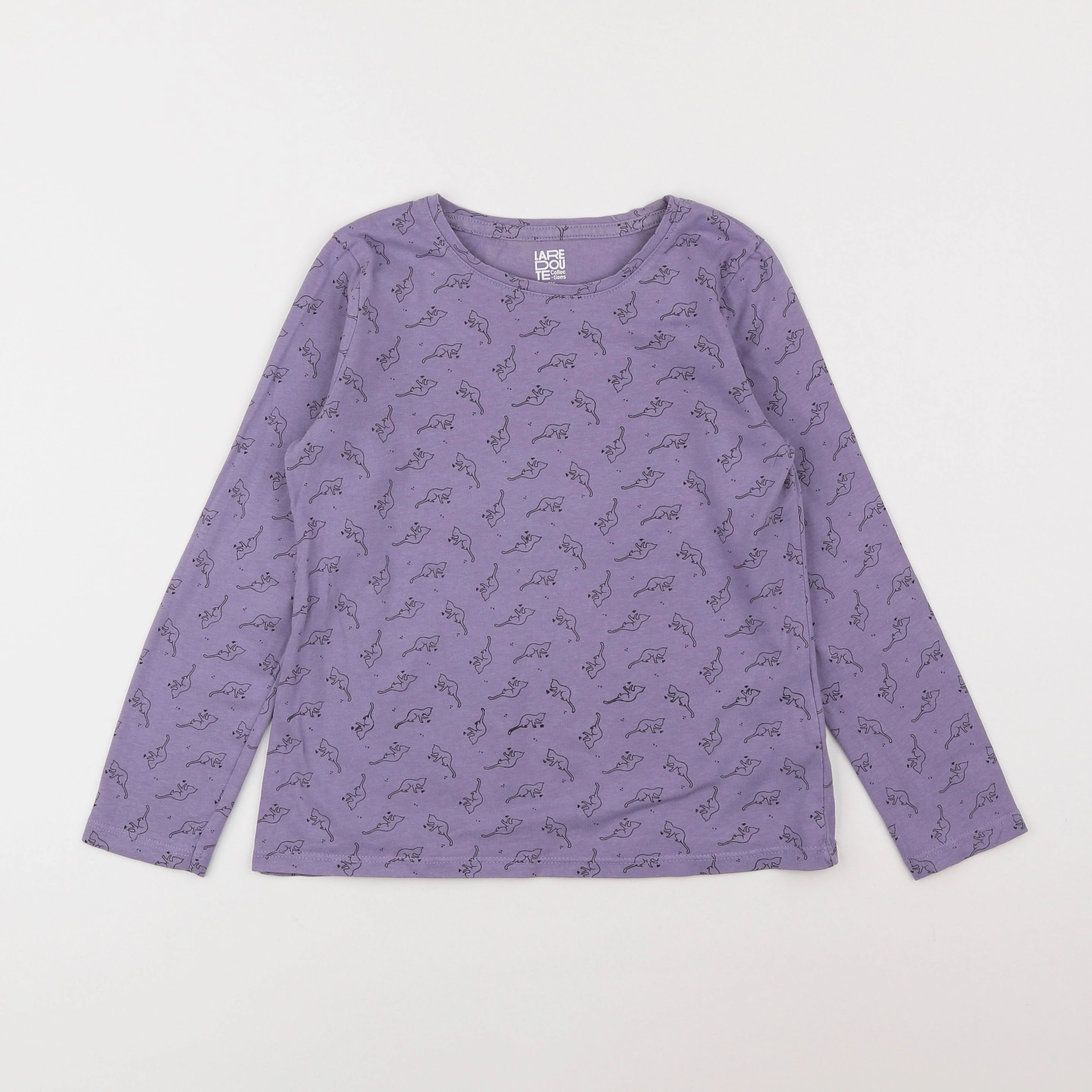 La Redoute - tee-shirt violet - 8 ans