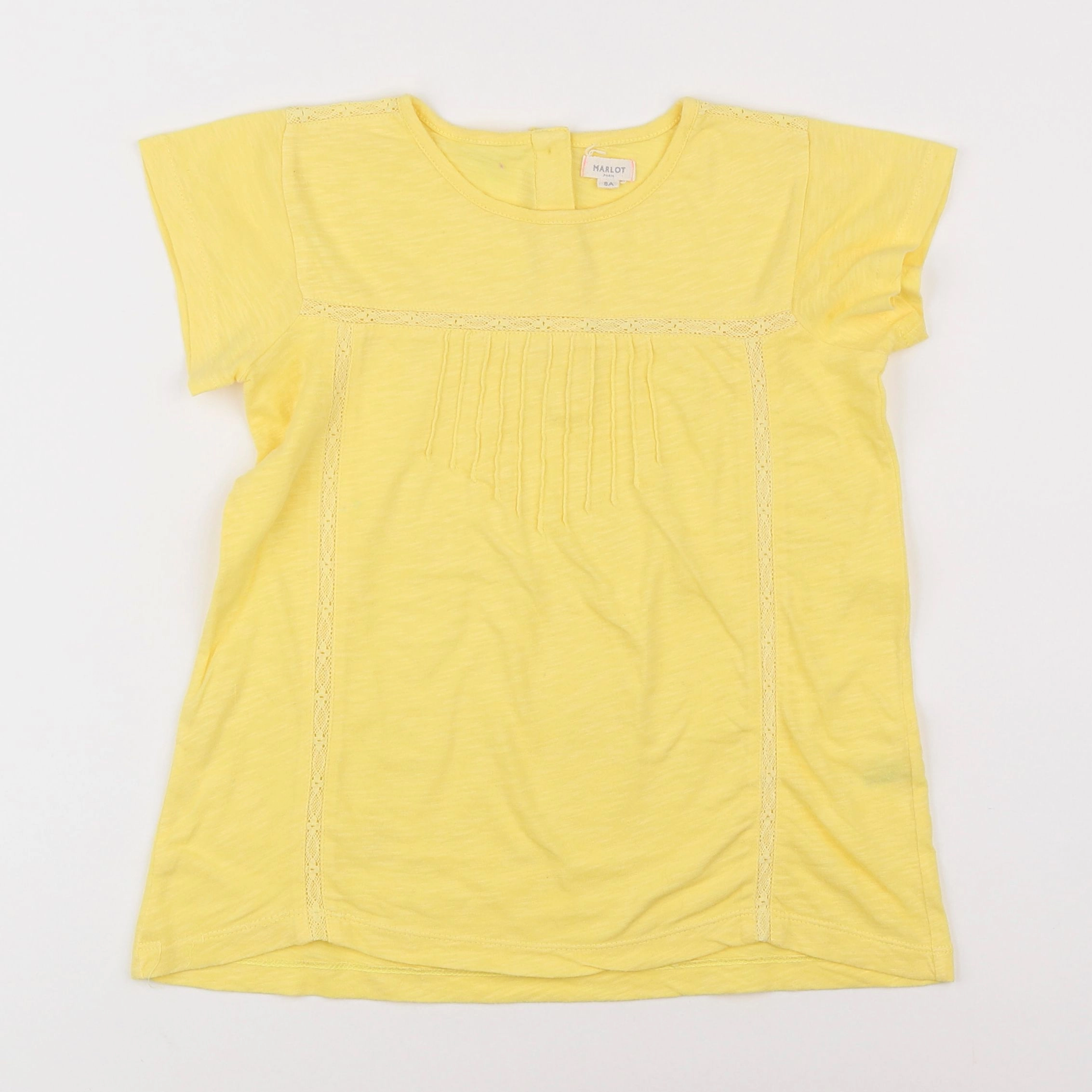 Marlot Paris - tee-shirt jaune - 8 ans