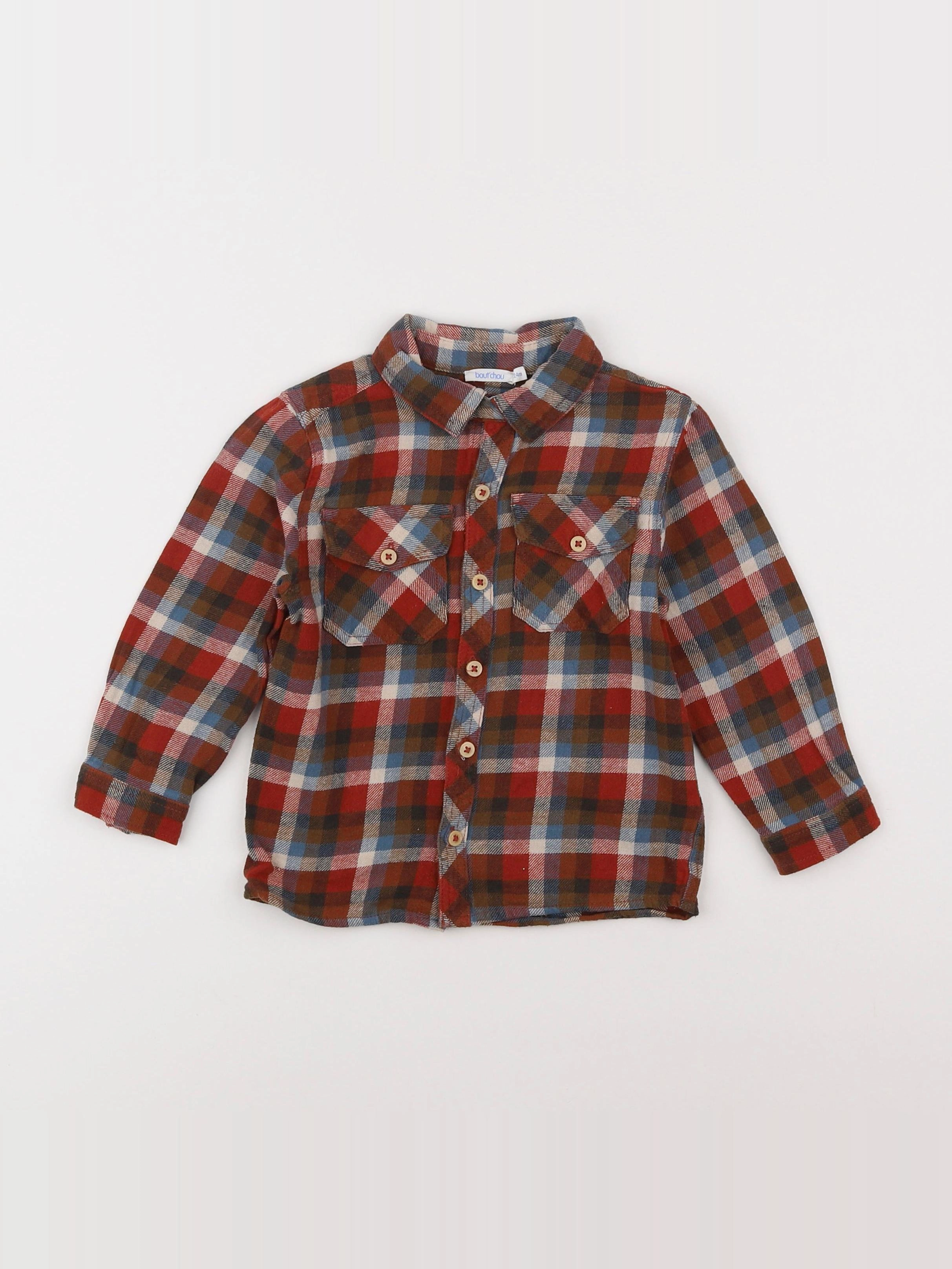 Boutchou - chemise multicolore - 2 ans