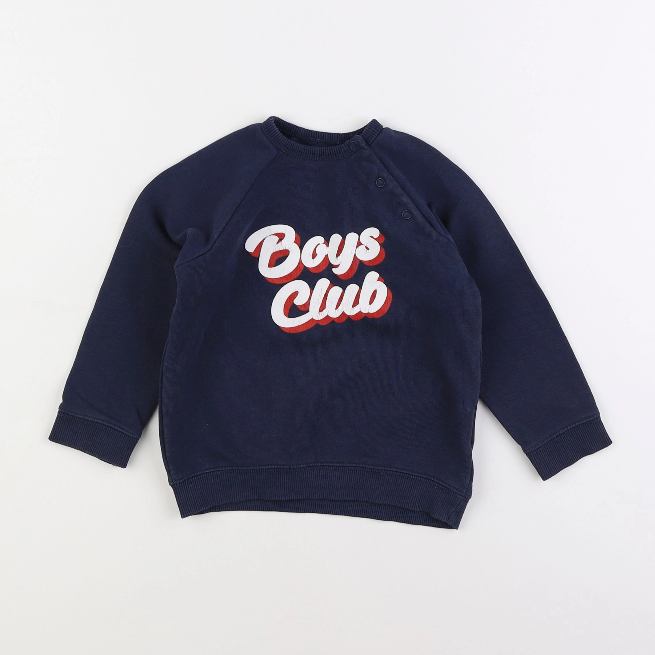 Boutchou - sweat bleu - 3 ans