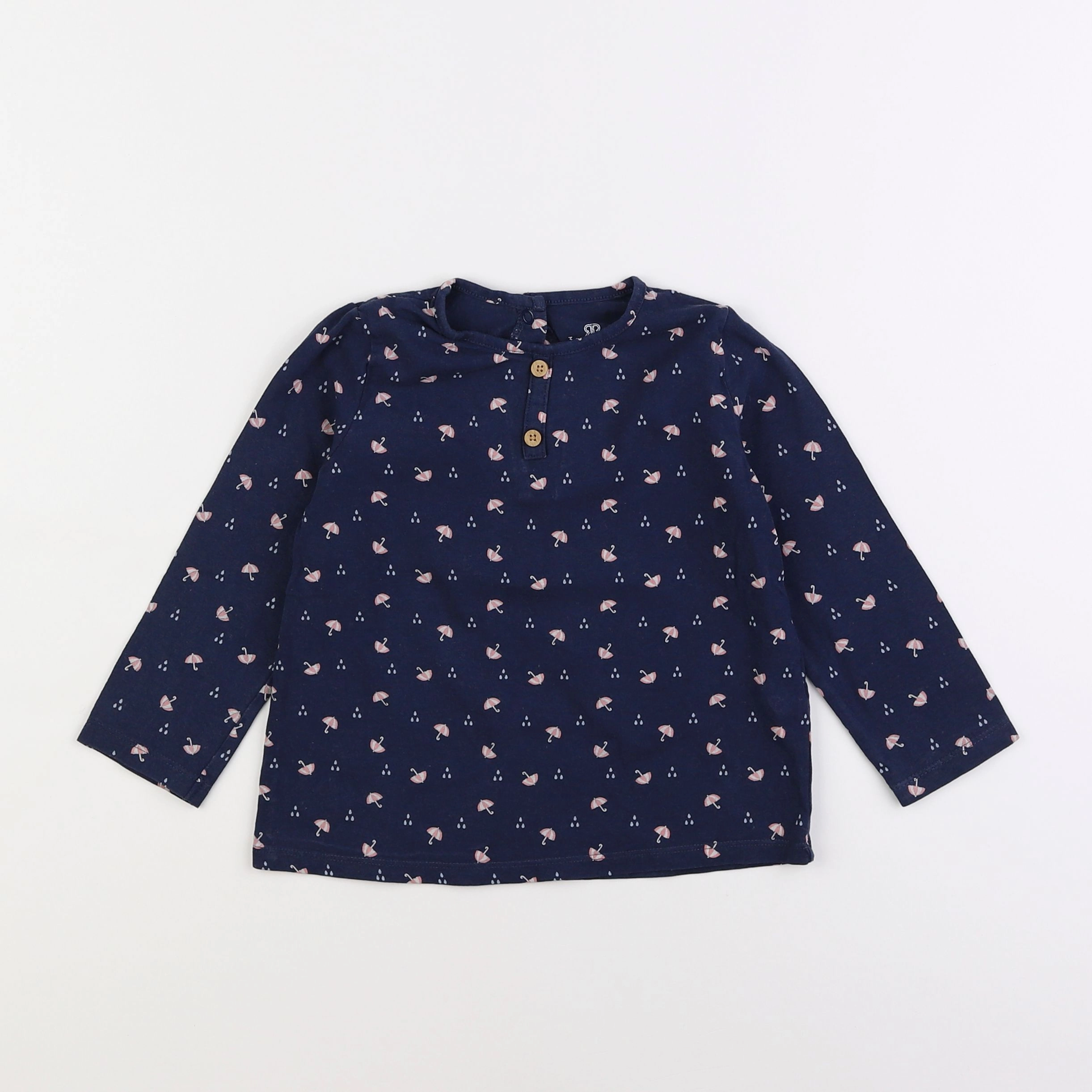 La Redoute - tee-shirt bleu - 3 ans