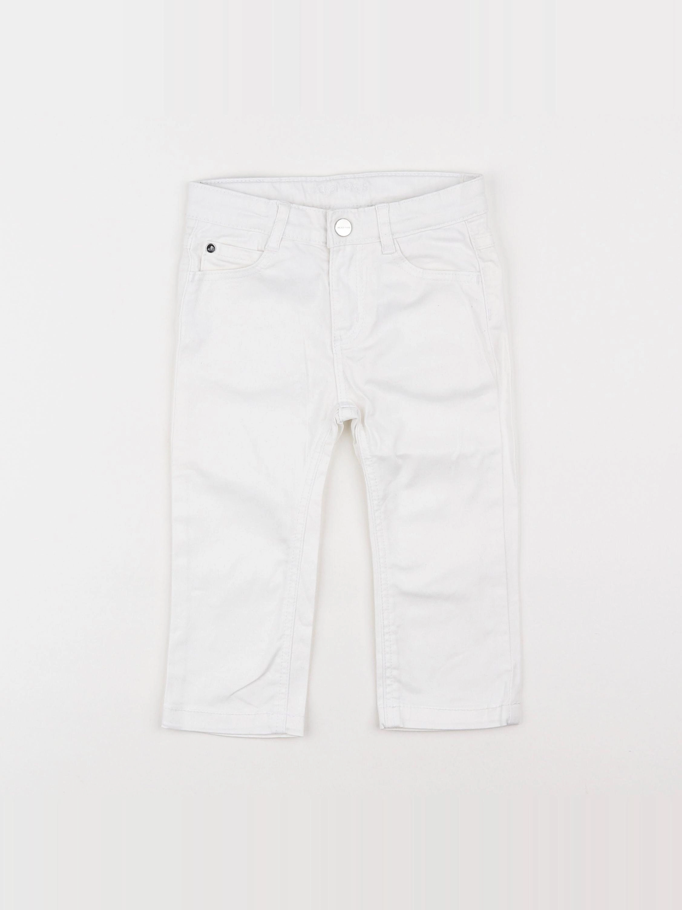 Jacadi - pantalon blanc - 18 mois