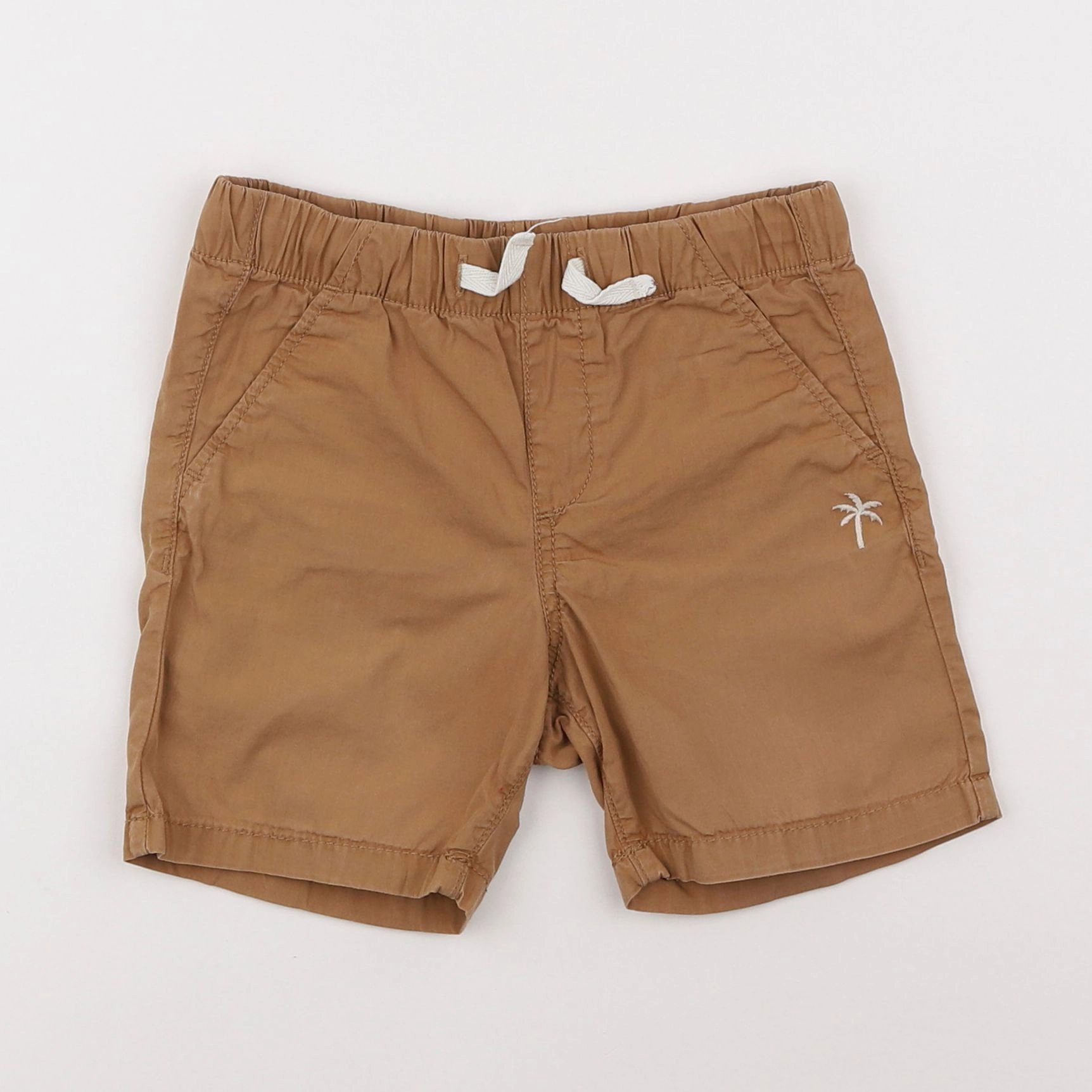 H&M - short marron - 2/3 ans