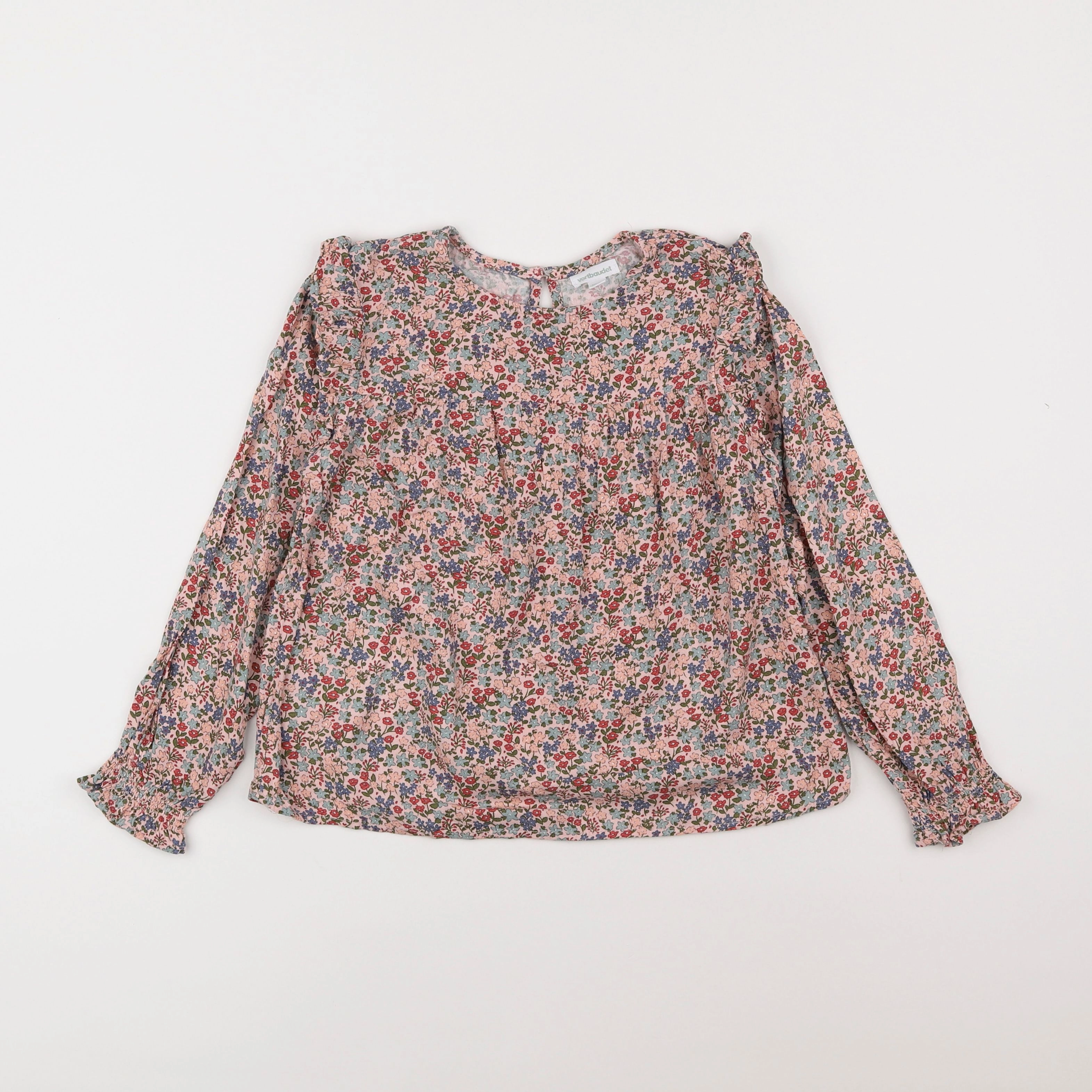 Vertbaudet - blouse multicolore - 8 ans