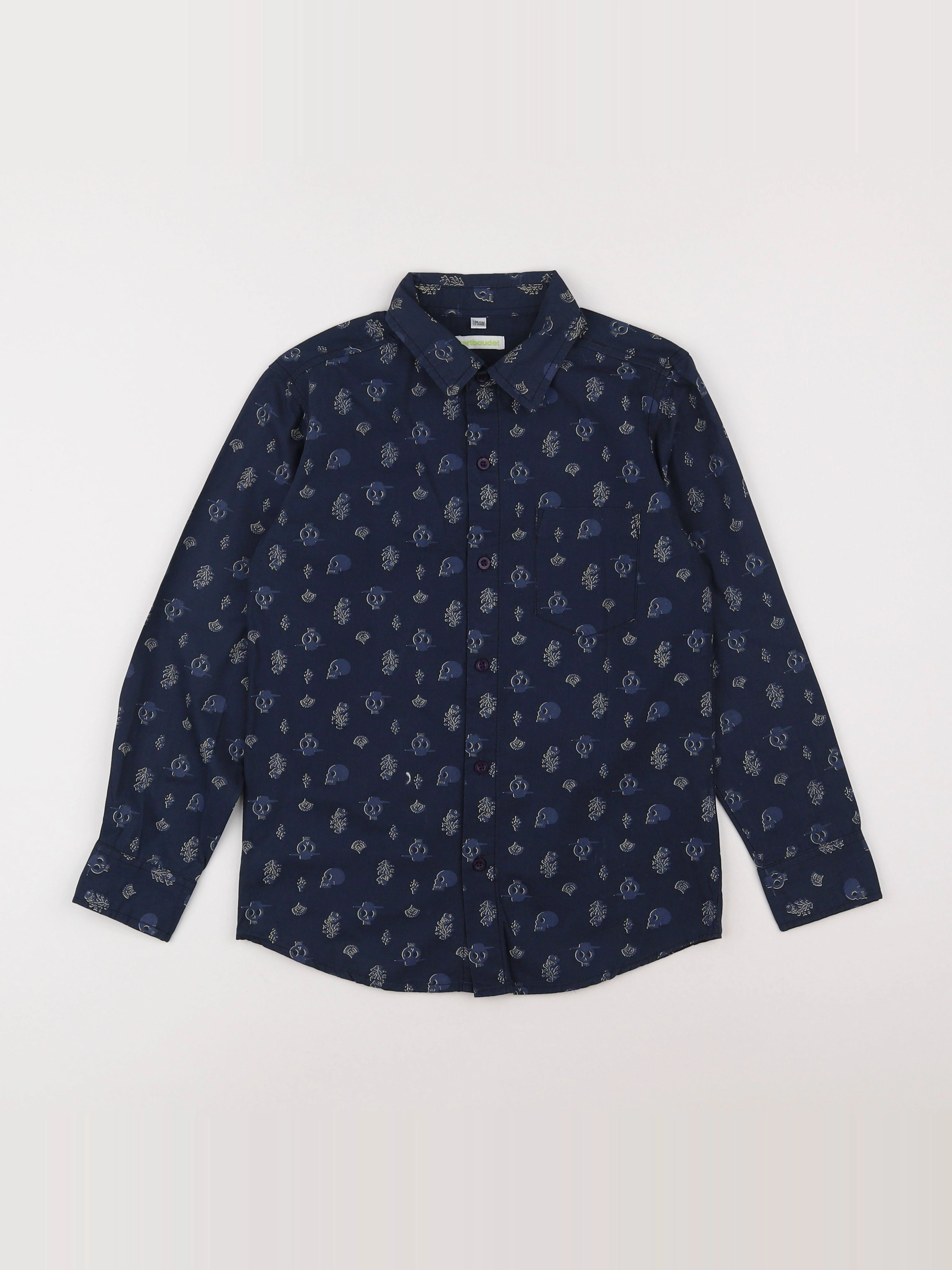 Vertbaudet - chemise bleu - 10 ans