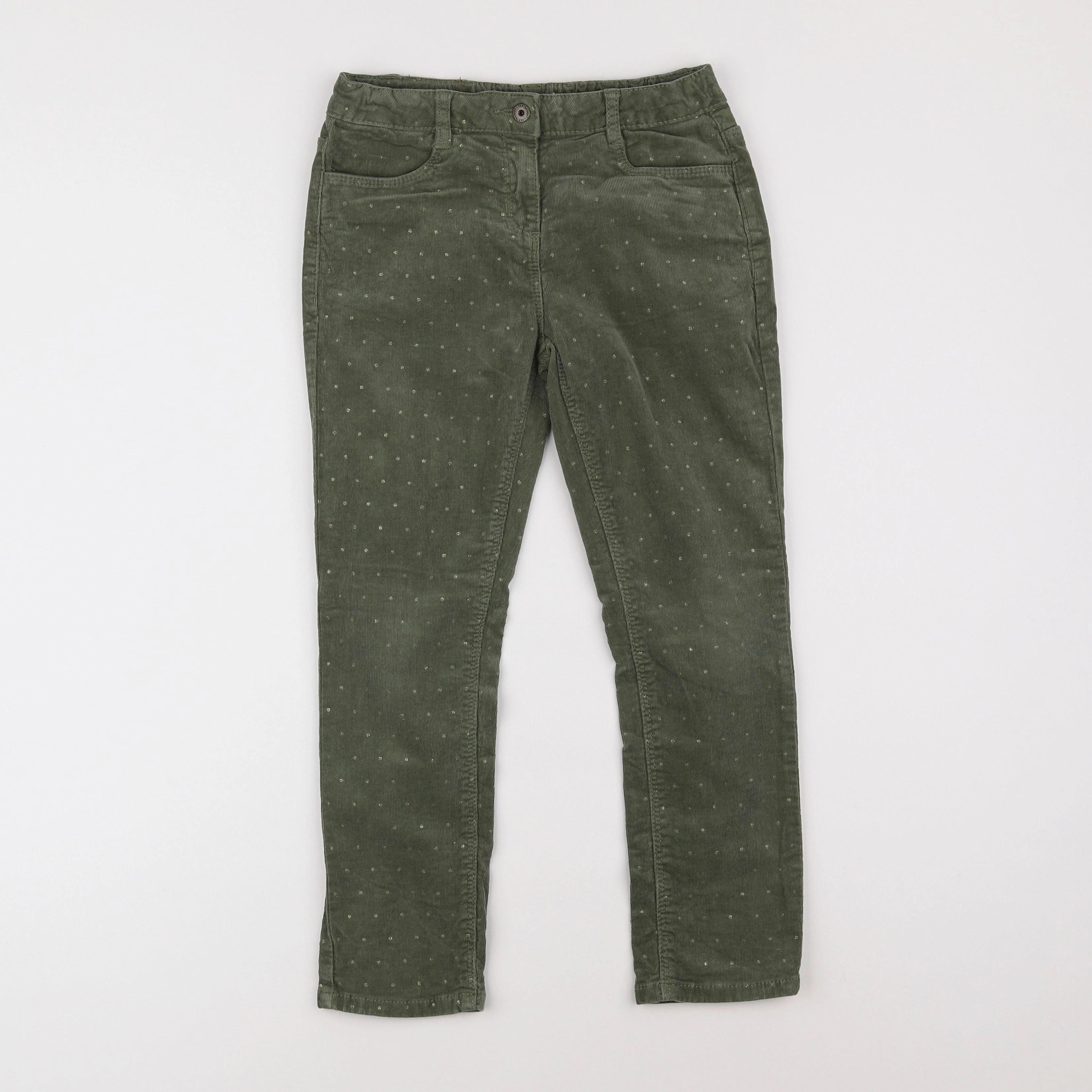 Vertbaudet - pantalon vert - 8 ans