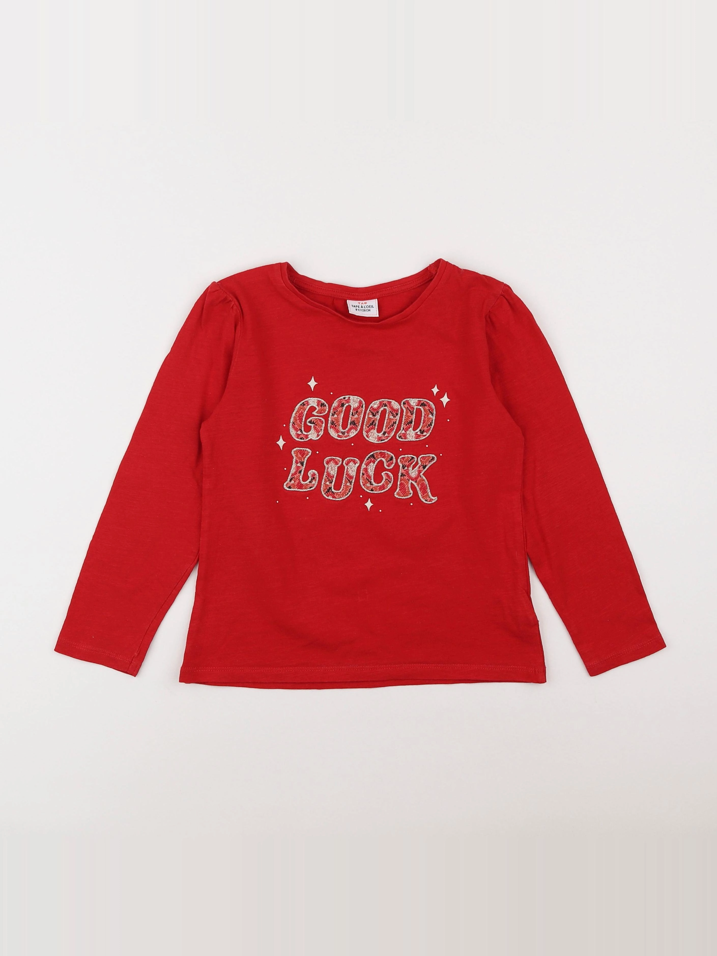 Tape à l'oeil - tee-shirt rouge - 8 ans