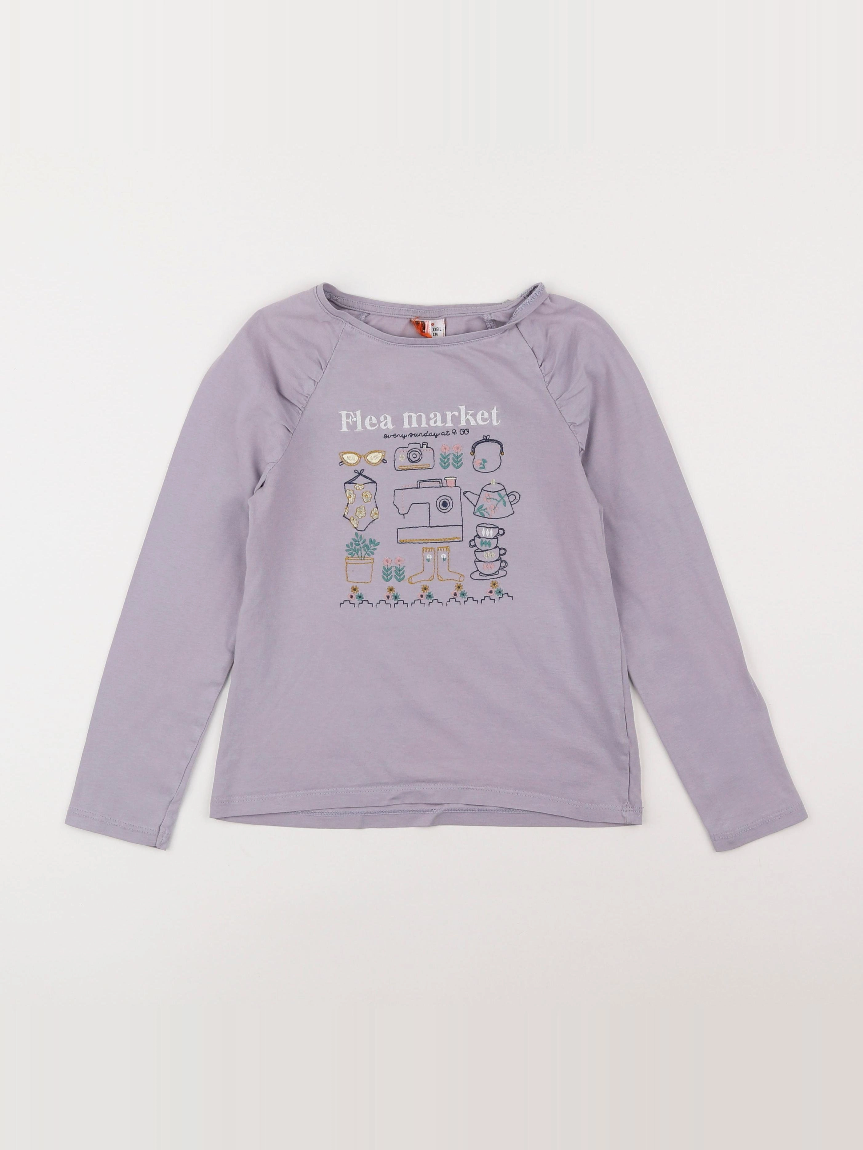 Tape à l'oeil - tee-shirt violet - 8 ans