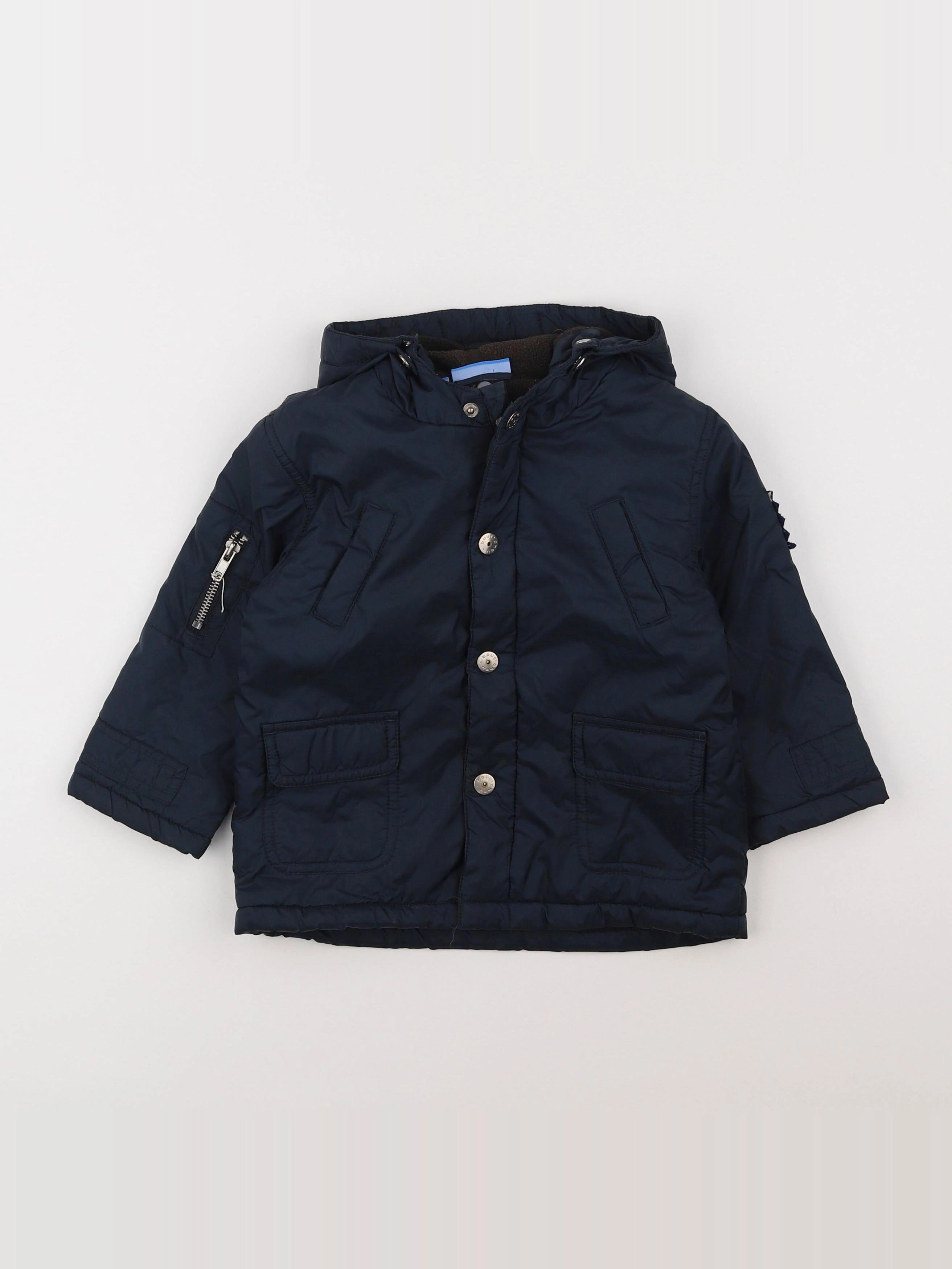 Boutchou - veste doublé bleu - 18 mois