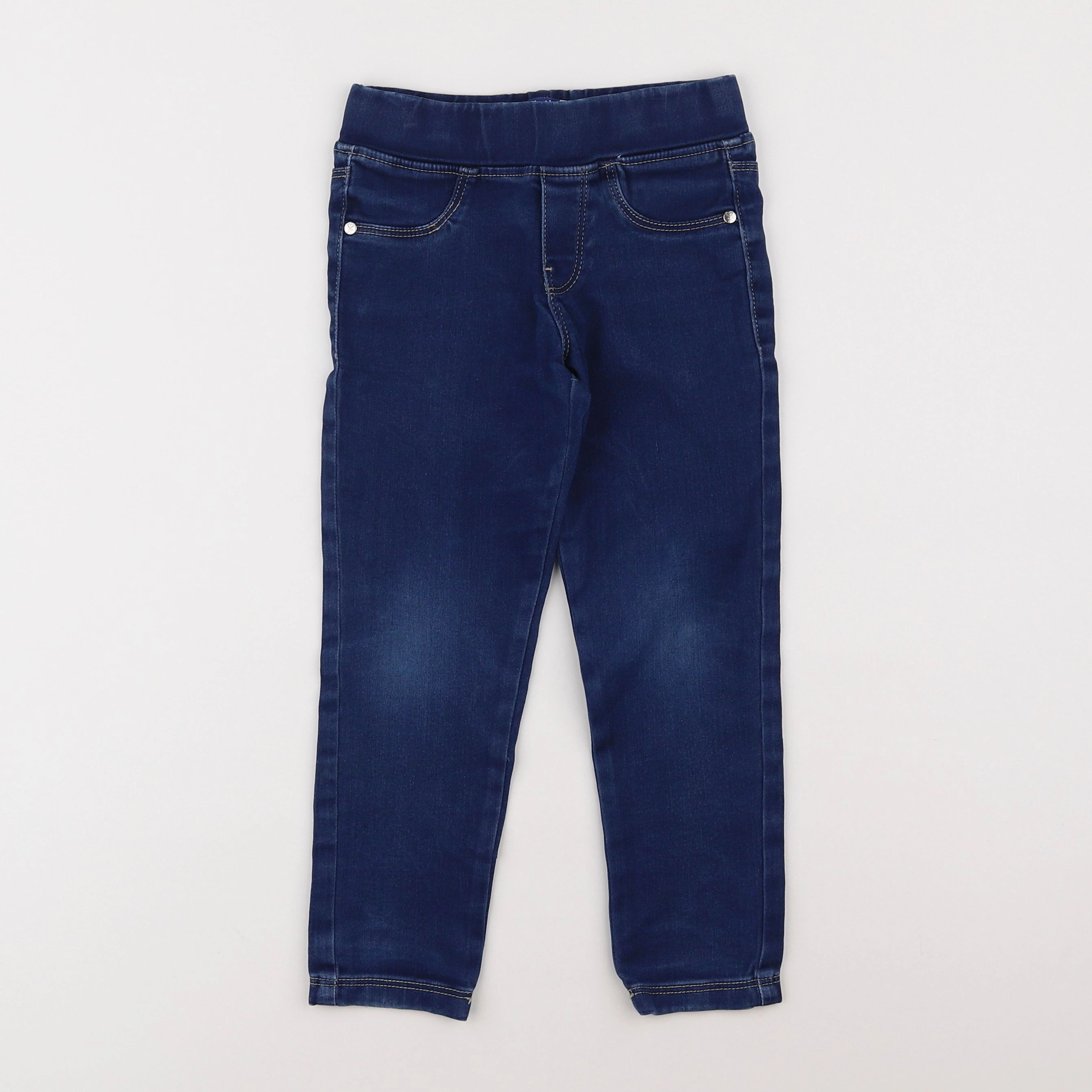 Okaidi - jegging bleu - 4 ans