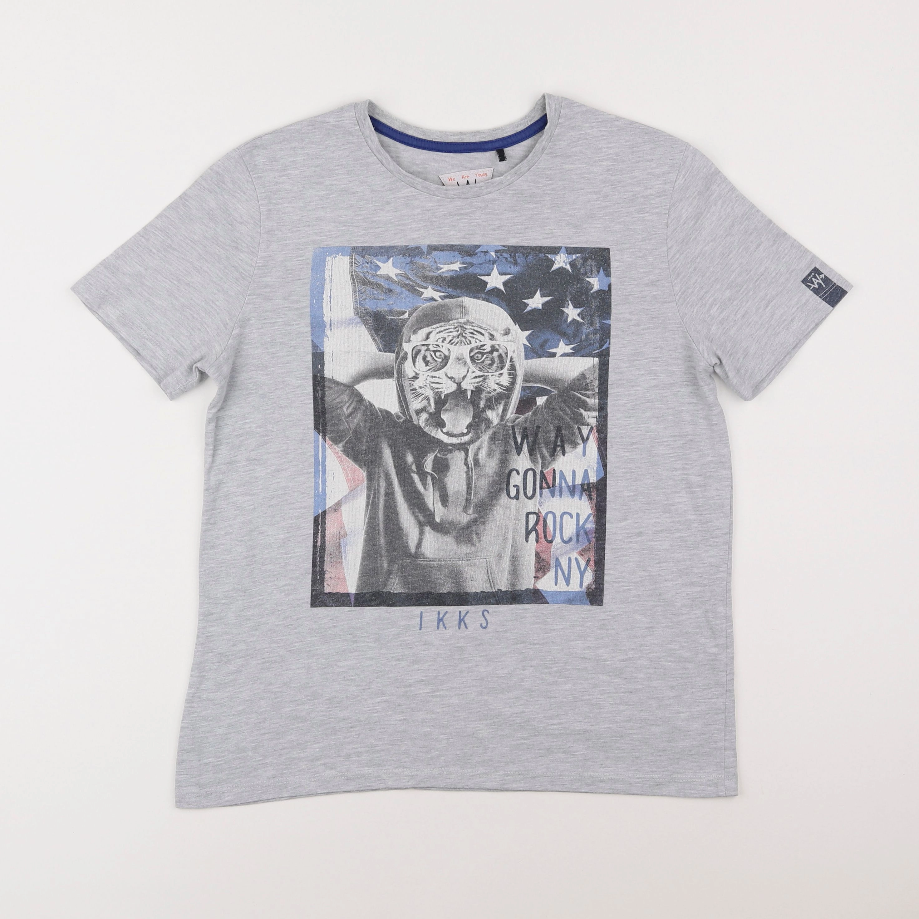 IKKS - tee-shirt gris - 12 ans