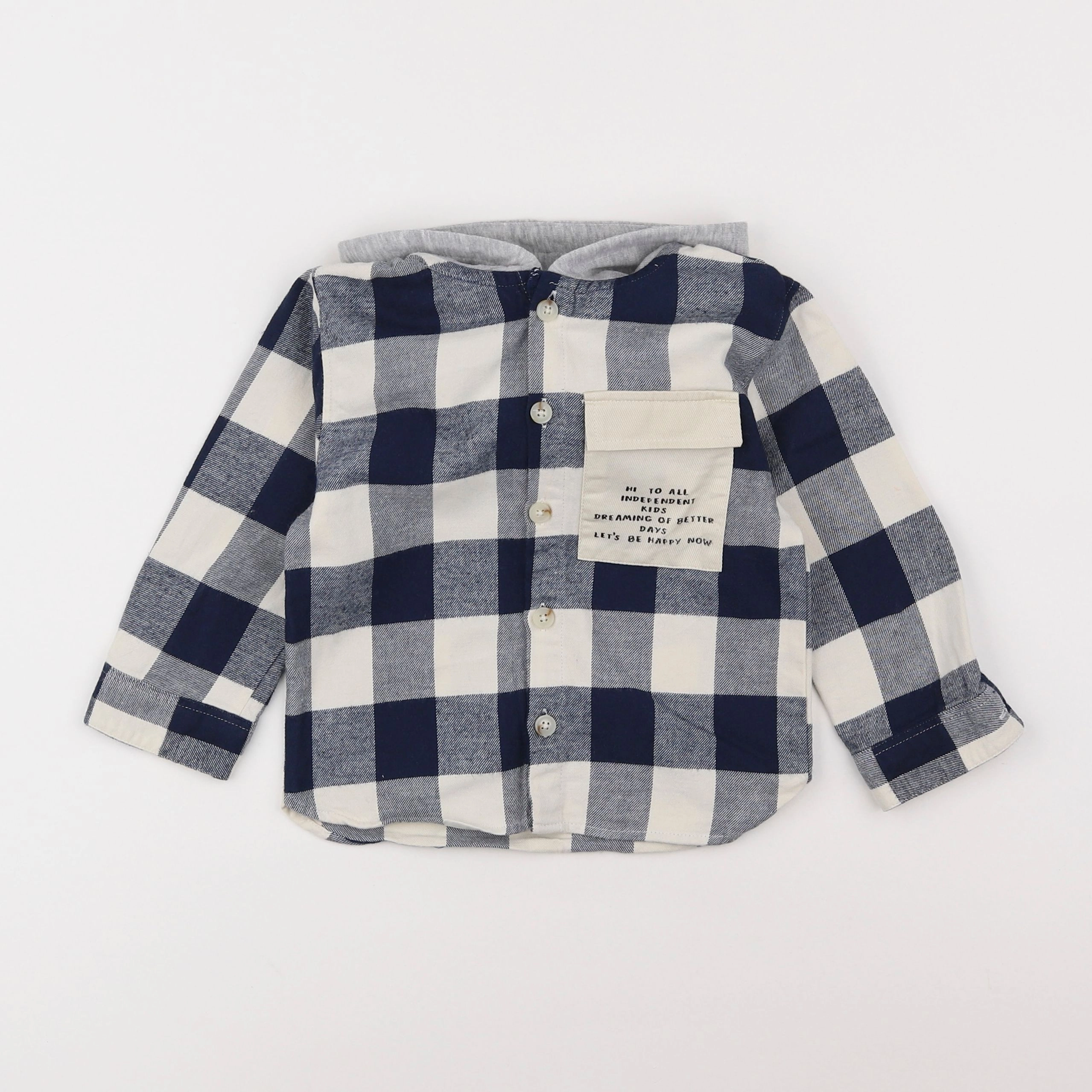 Zara - chemise bleu - 2 ans