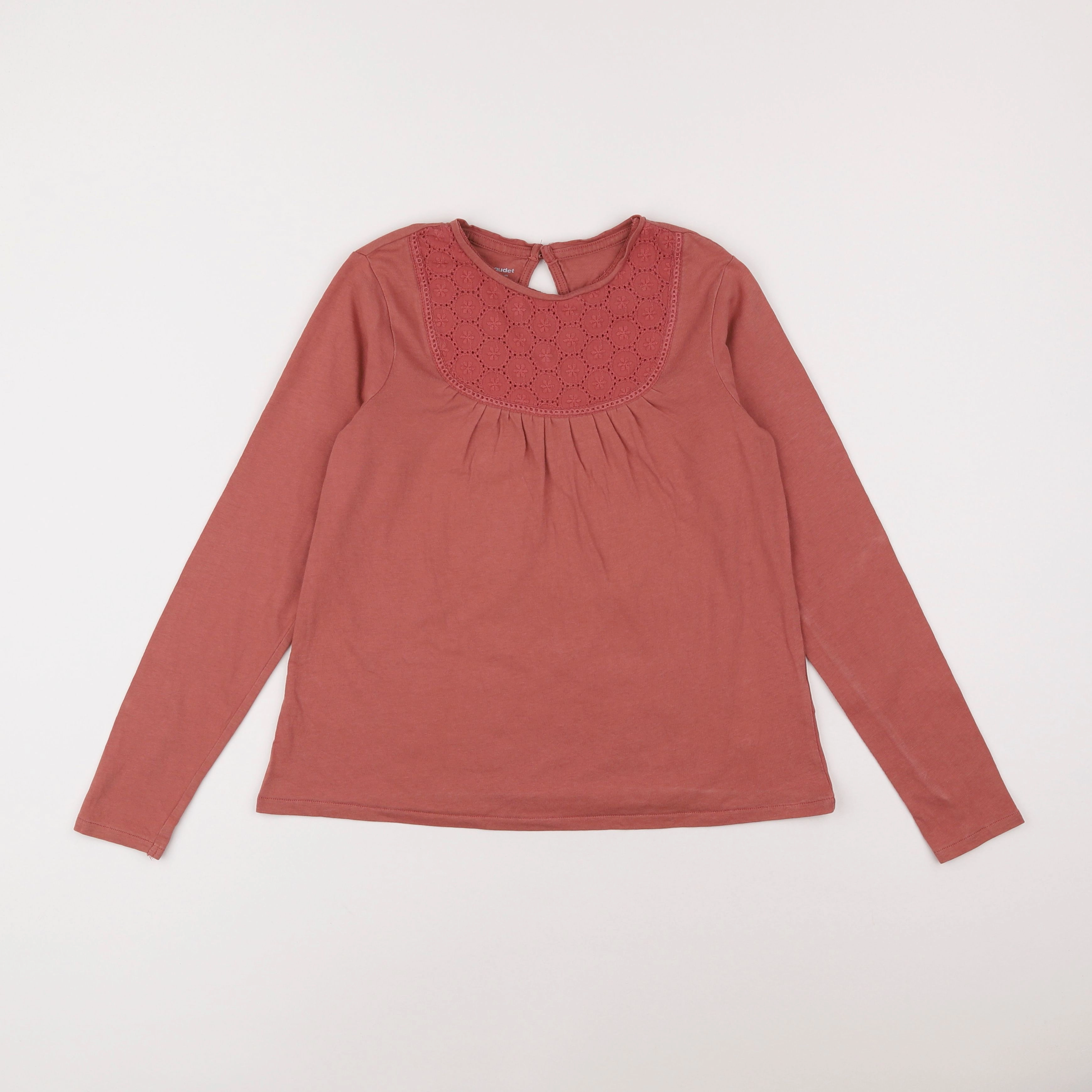 Vertbaudet - tee-shirt rose, rouge - 10 ans