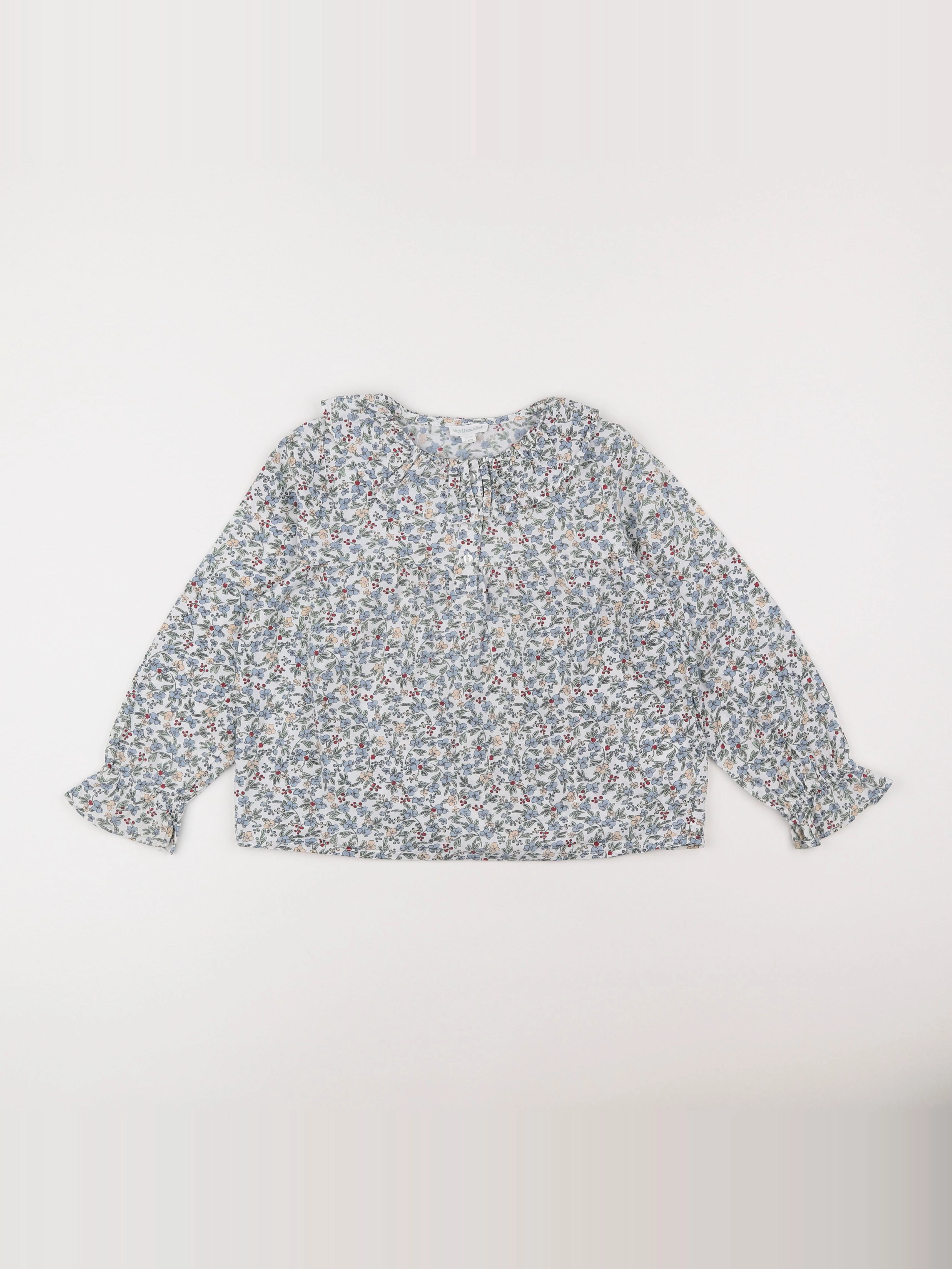 Vertbaudet - blouse multicolore - 7 ans