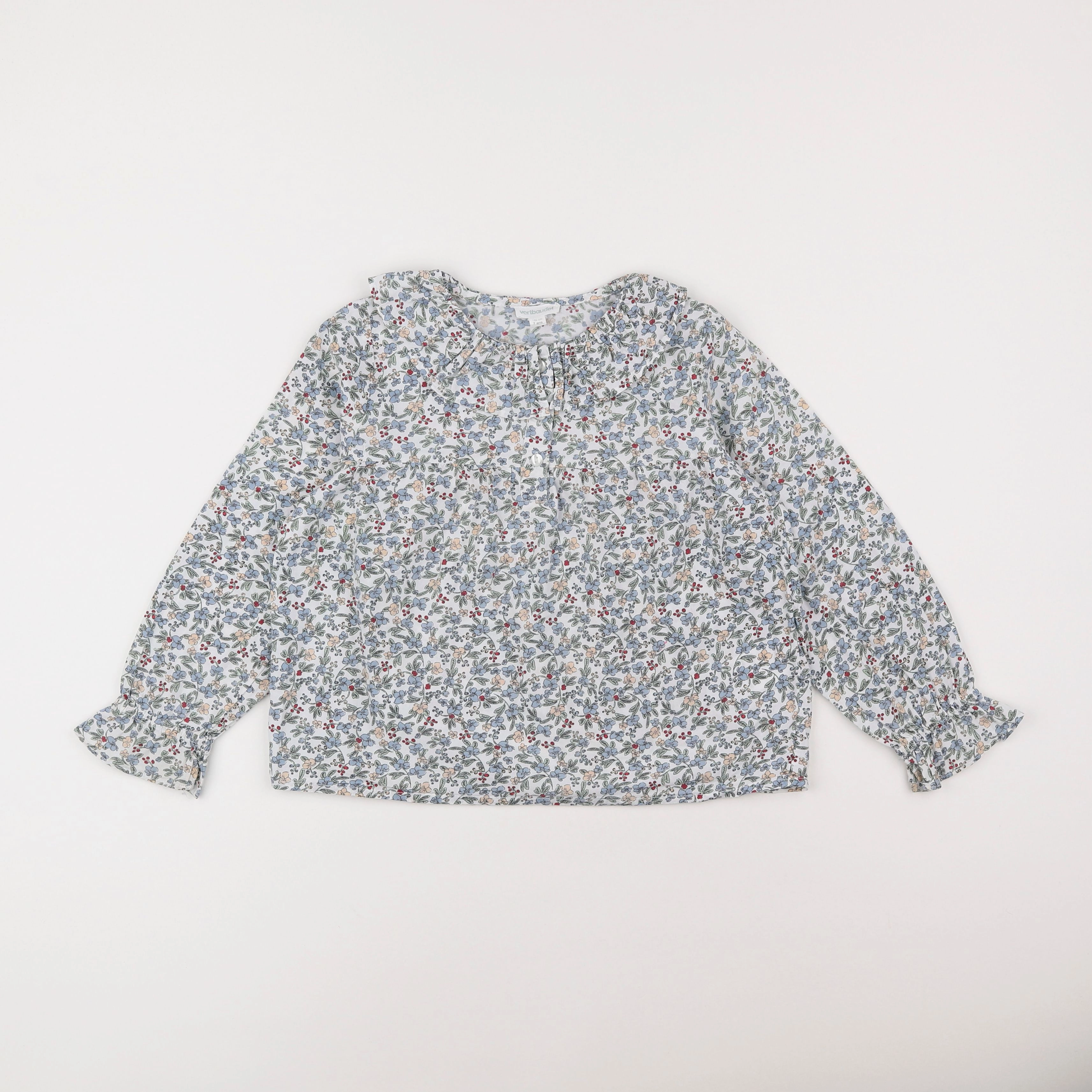 Vertbaudet - blouse multicolore - 7 ans