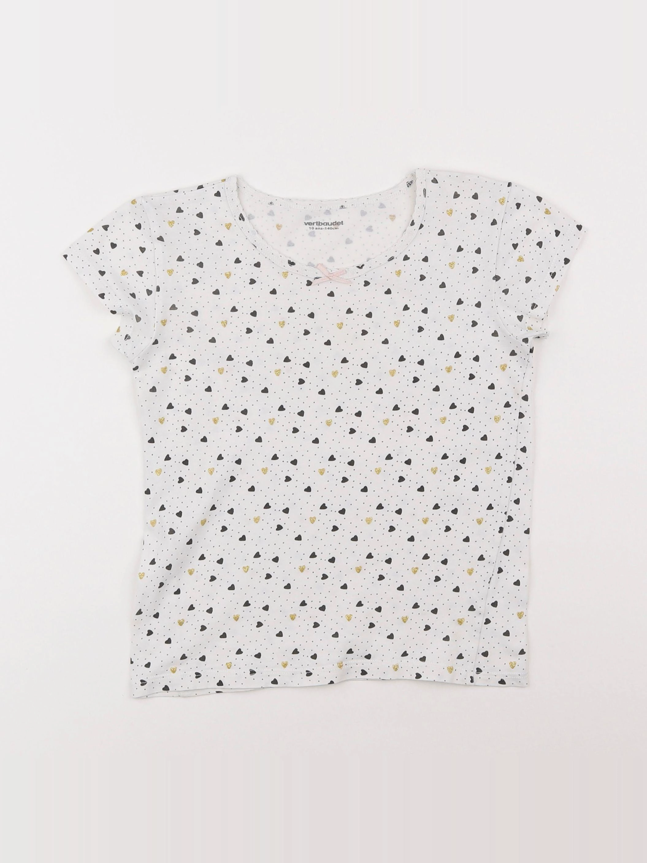 Vertbaudet - maillot de corps blanc - 10 ans