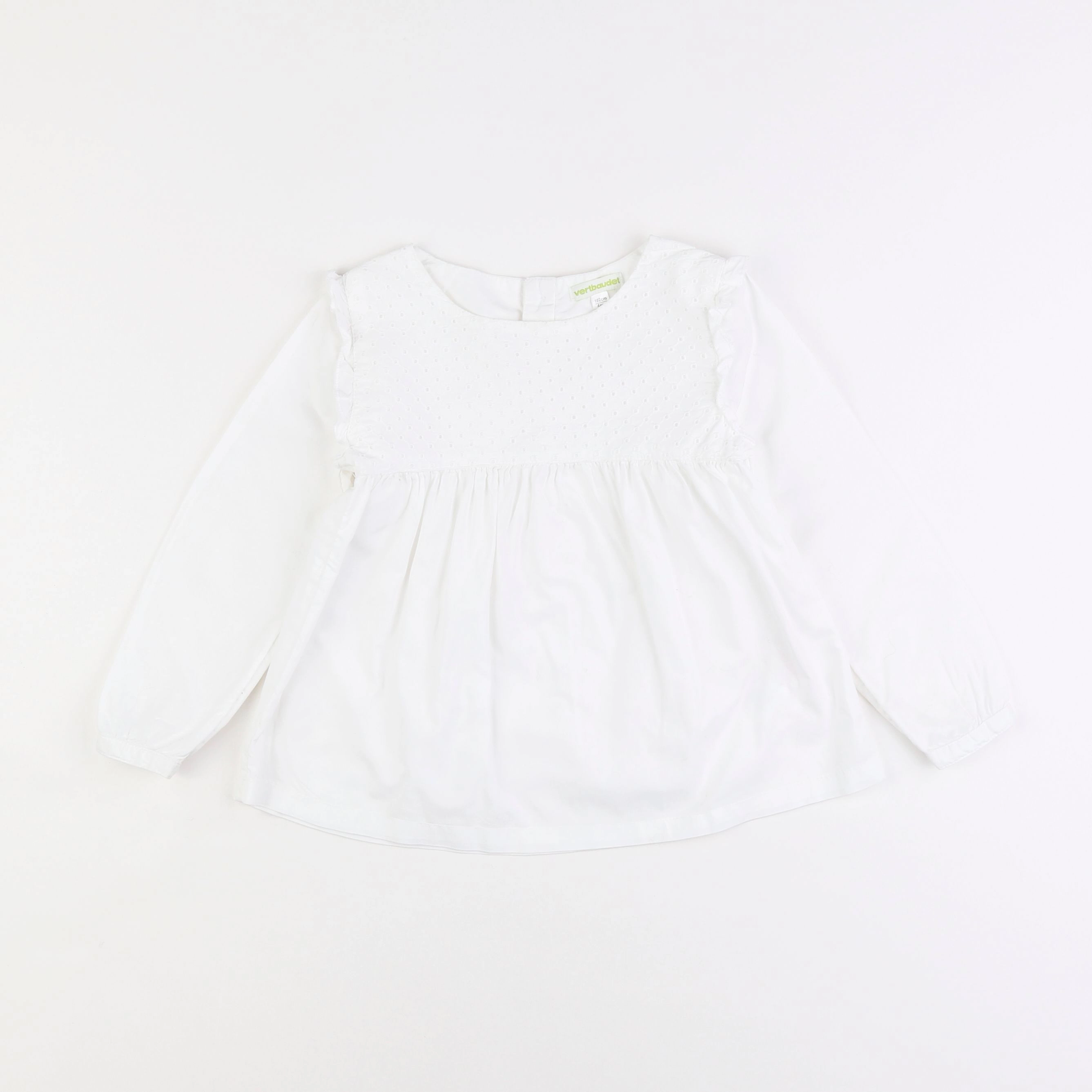 Vertbaudet - blouse blanc - 4 ans