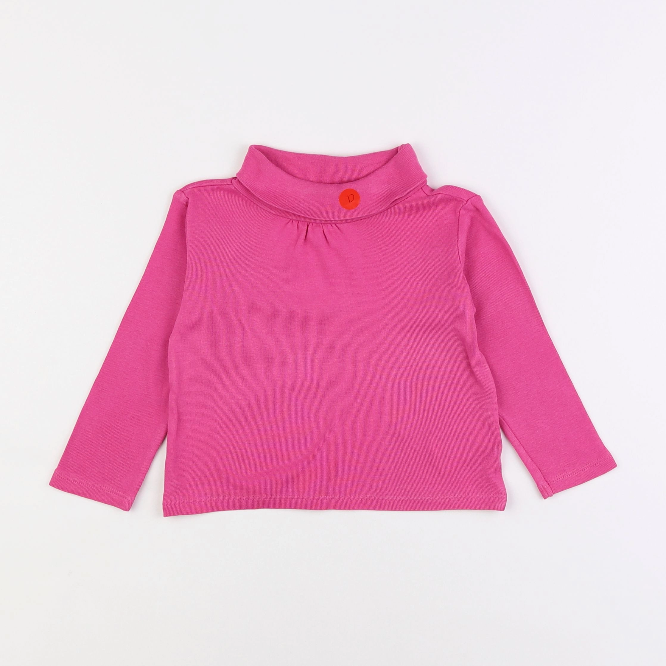 Vertbaudet - sous-pull rose - 2 ans