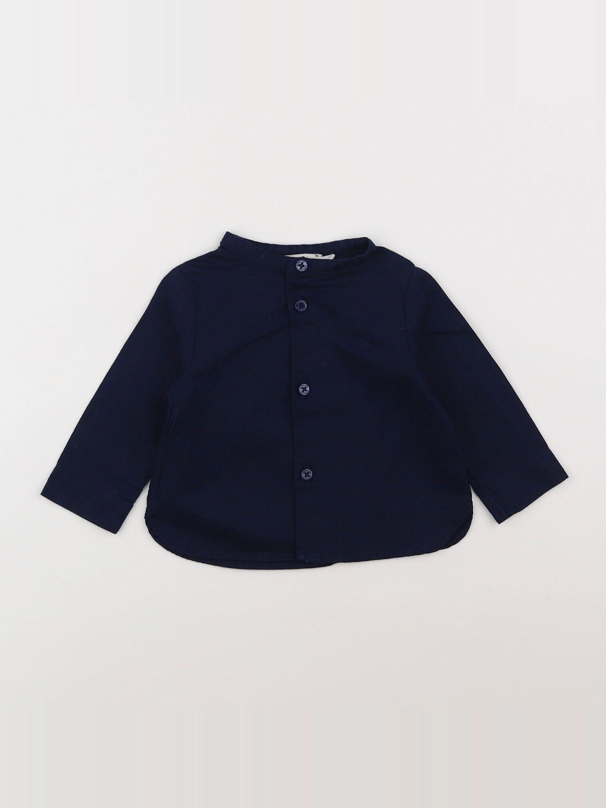 Cyrillus - chemise bleu - 9 mois
