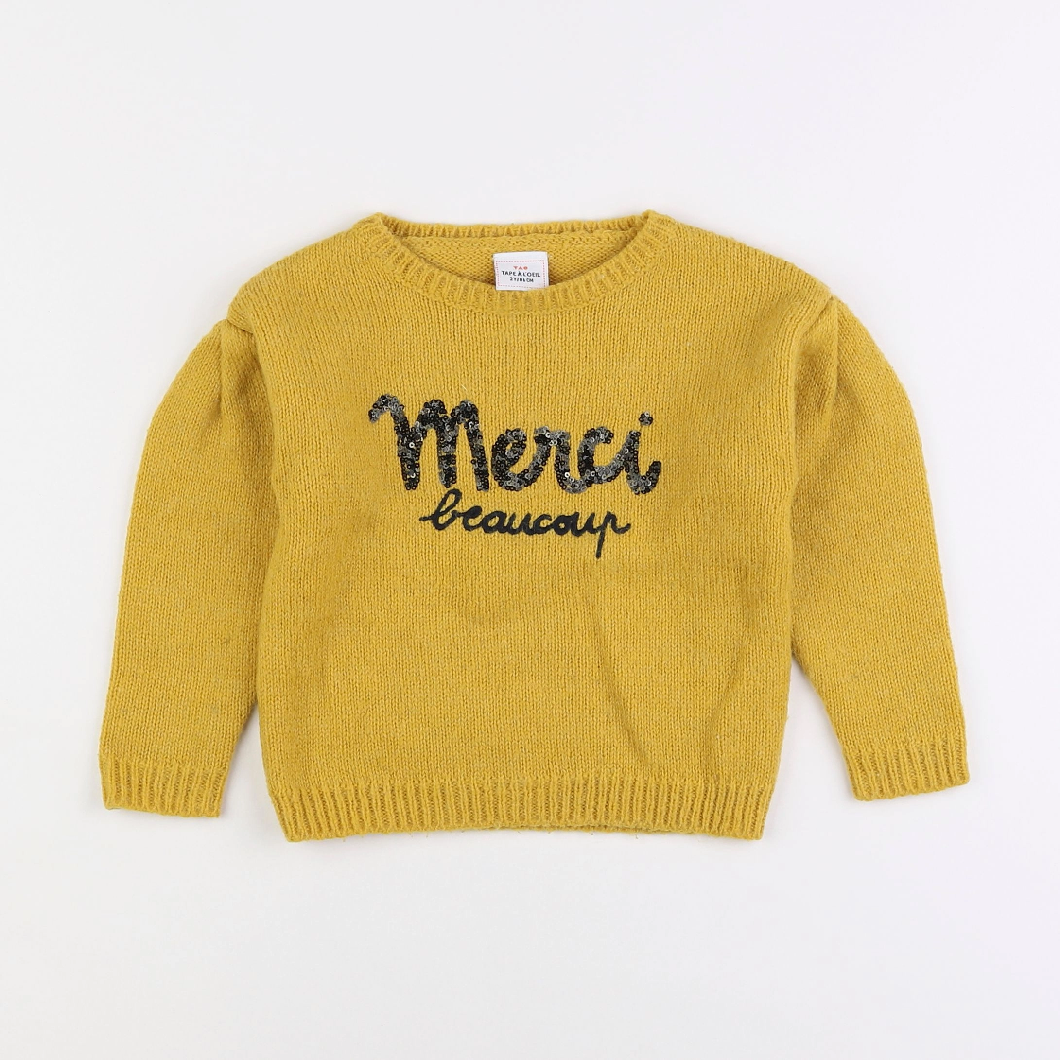 Tape à l'oeil - pull jaune - 2 ans