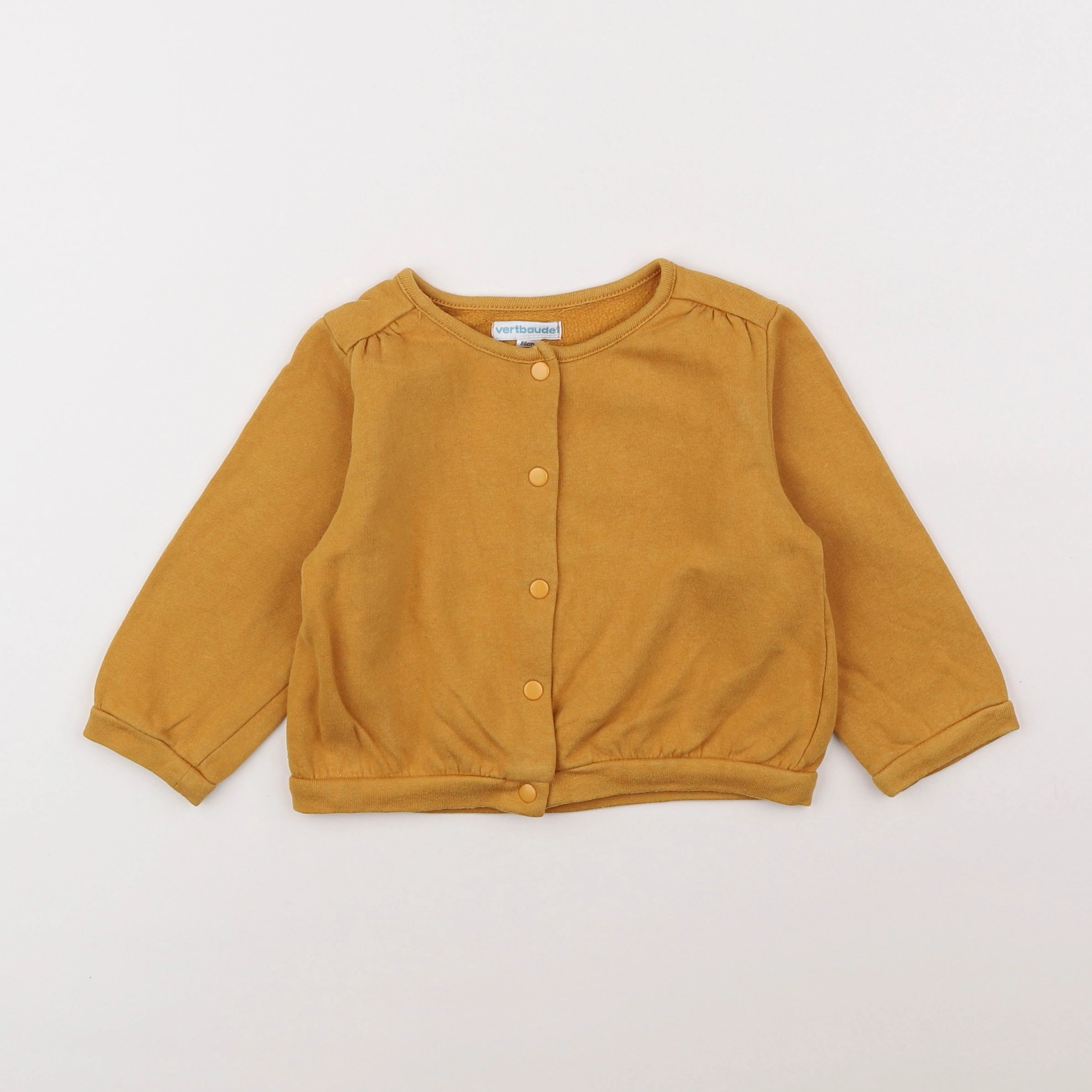 Vertbaudet - sweat jaune - 2 ans