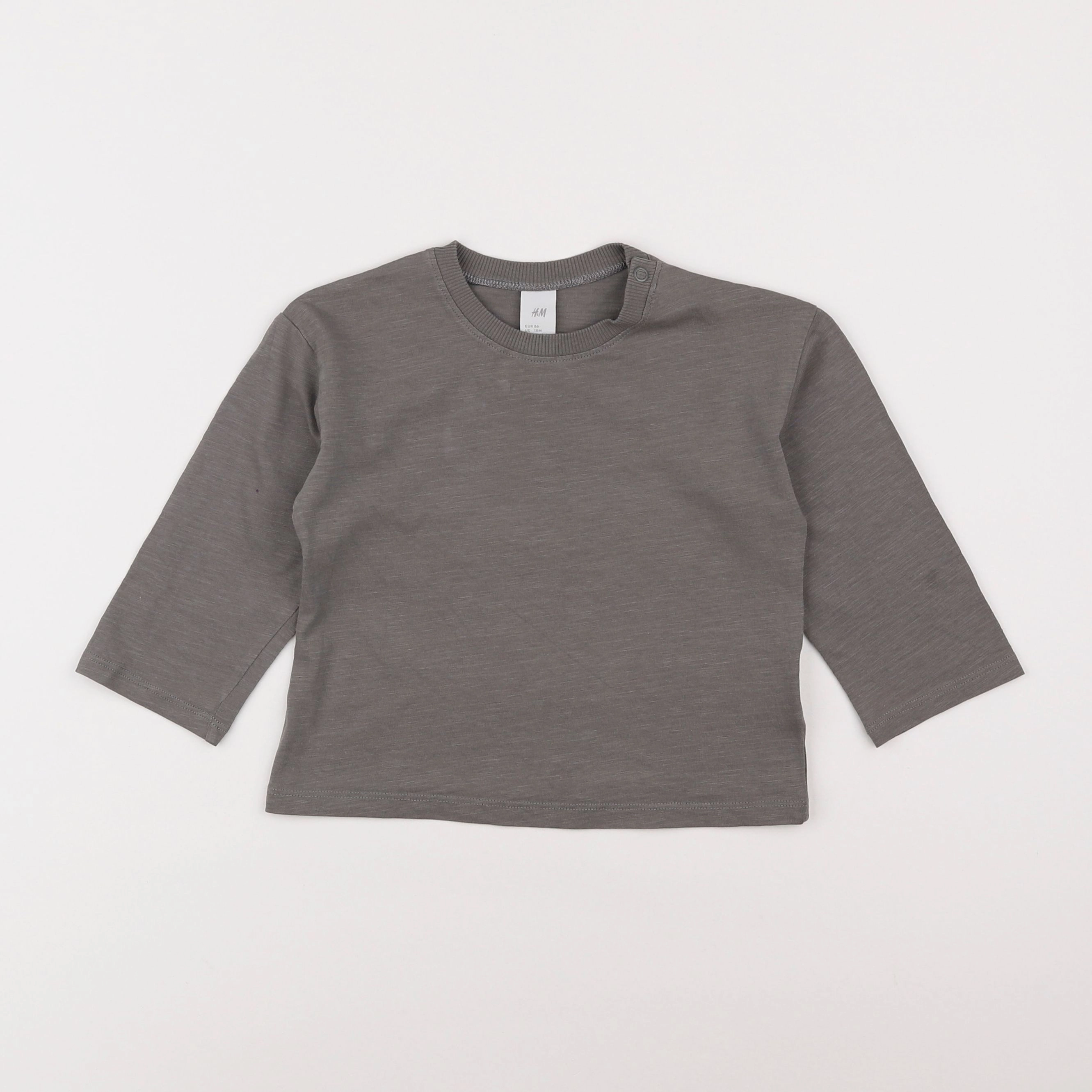 H&M - tee-shirt gris - 18 mois