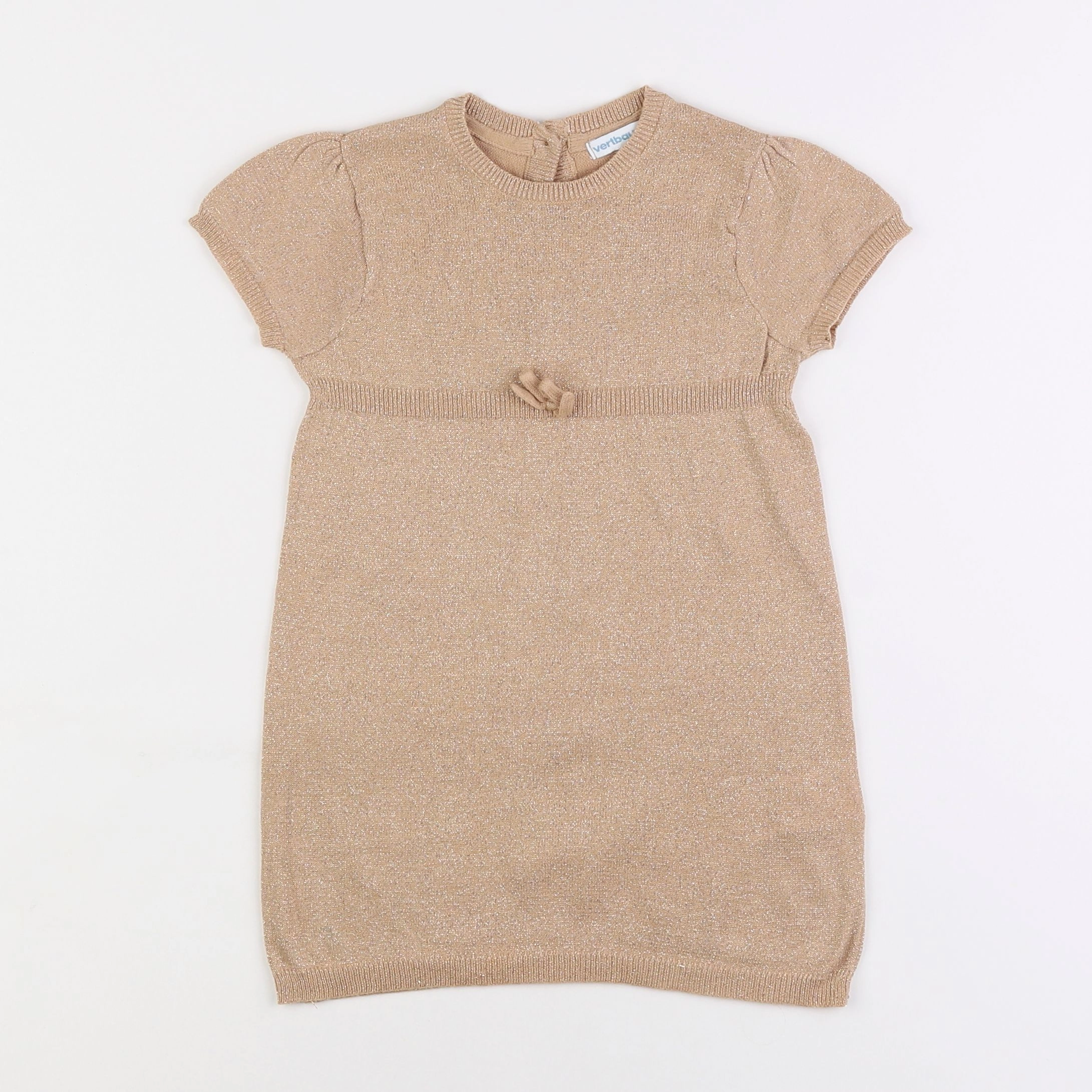 Vertbaudet - robe bronze - 2 ans