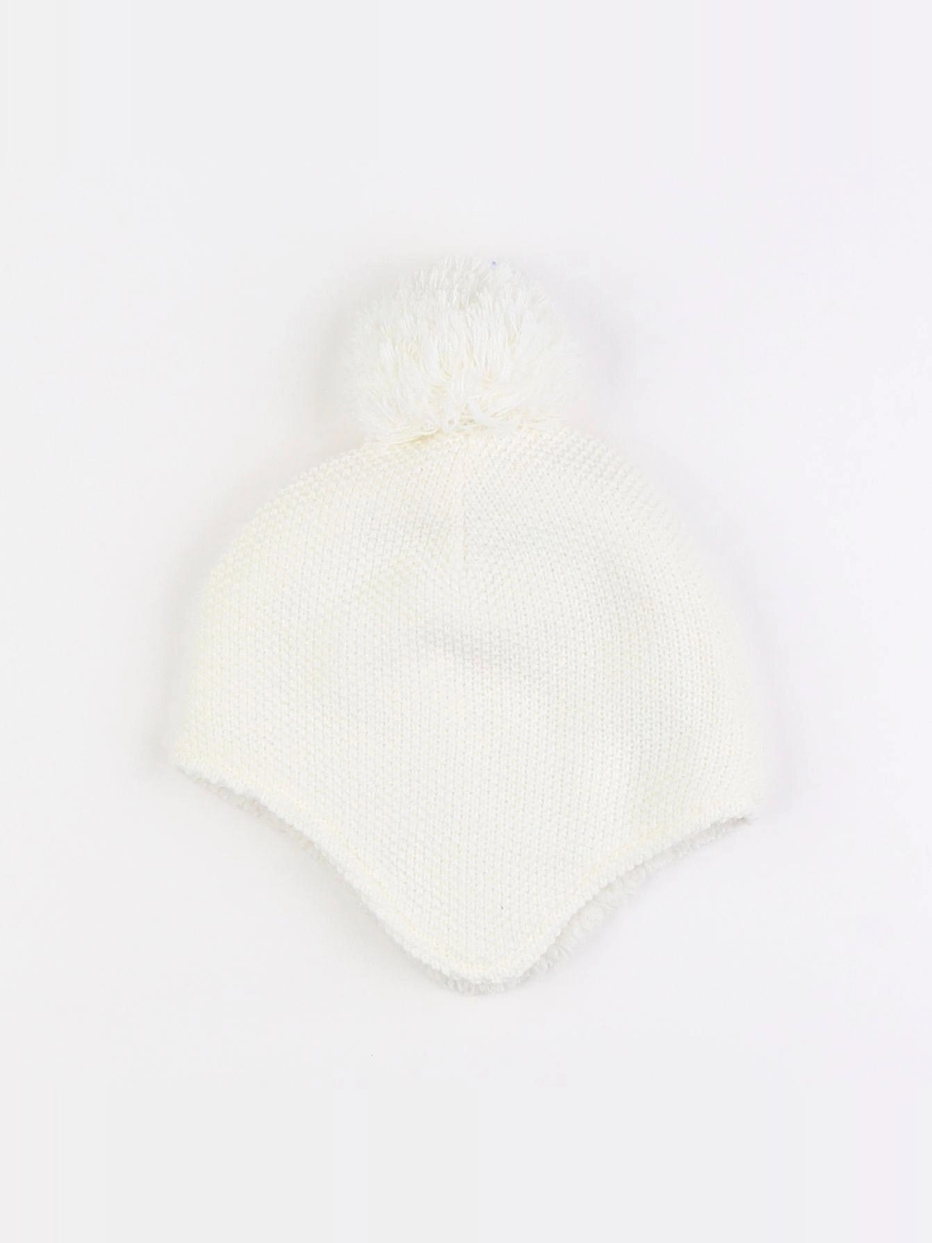Boutchou - bonnet blanc - 18 mois à 2 ans