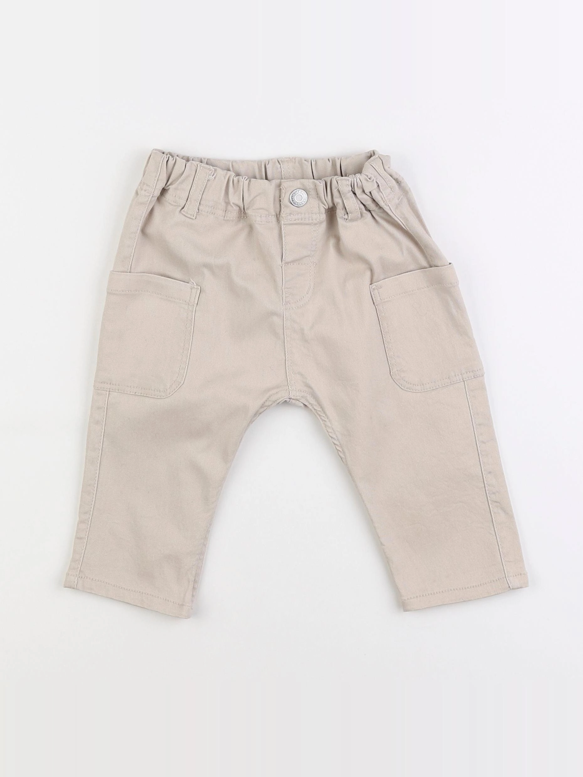 H&M - pantalon beige - 6/9 mois