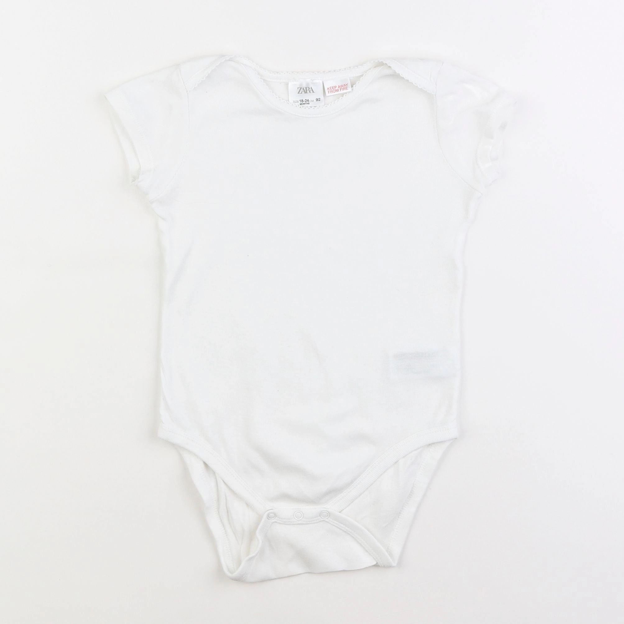 Zara - body blanc - 18 mois à 2 ans