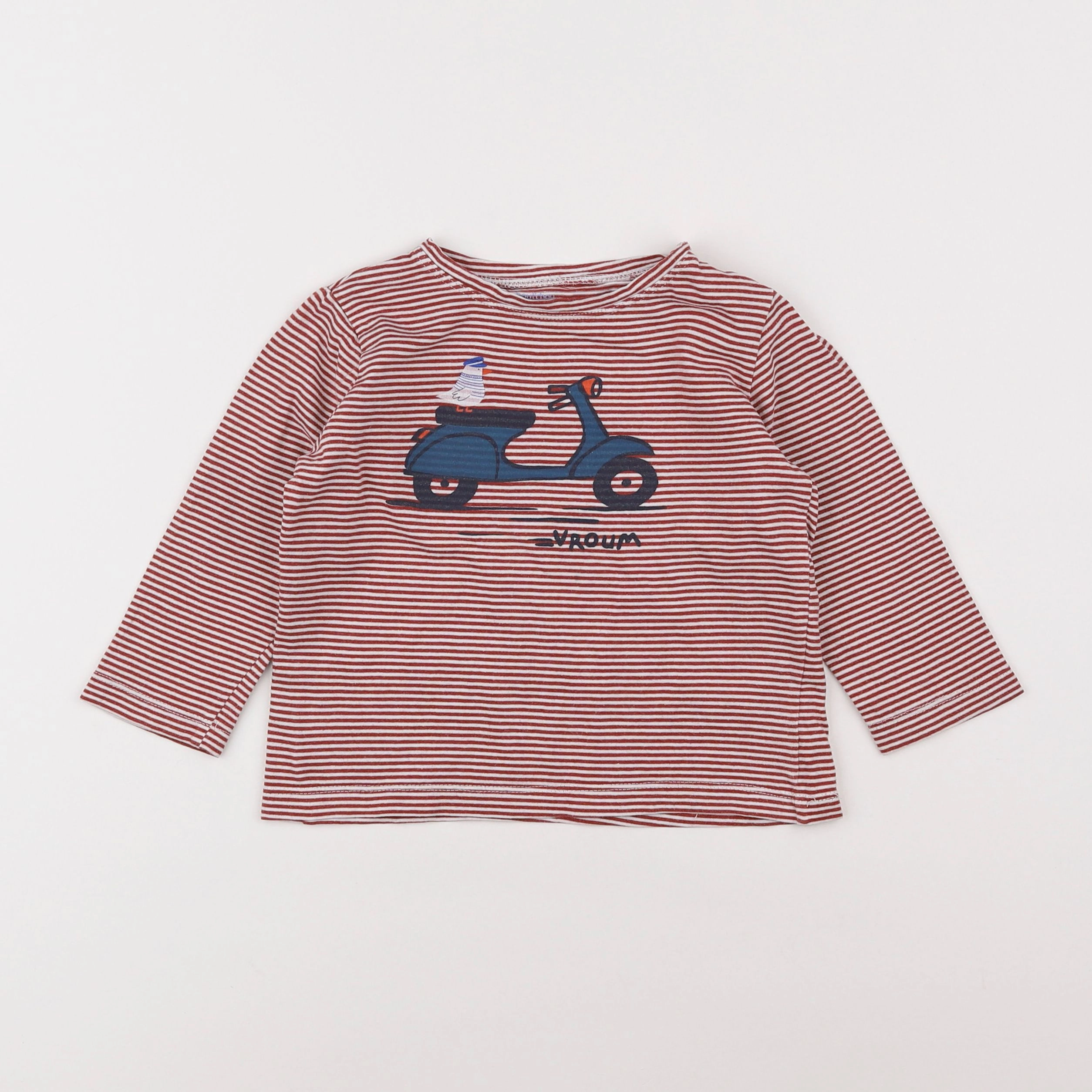 Boutchou - tee-shirt rouge - 3 ans