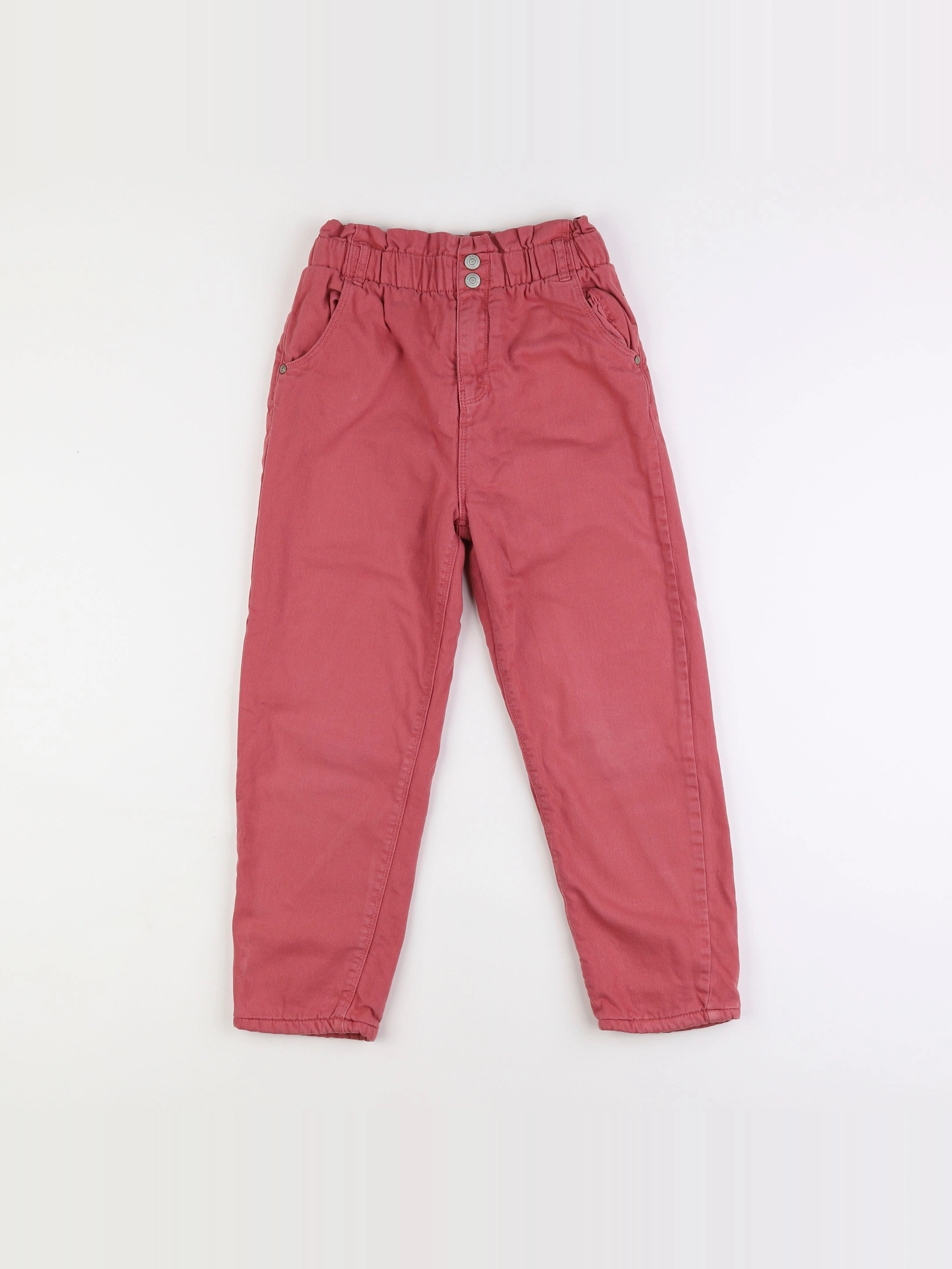 Vertbaudet - pantalon doublé rose - 9 ans