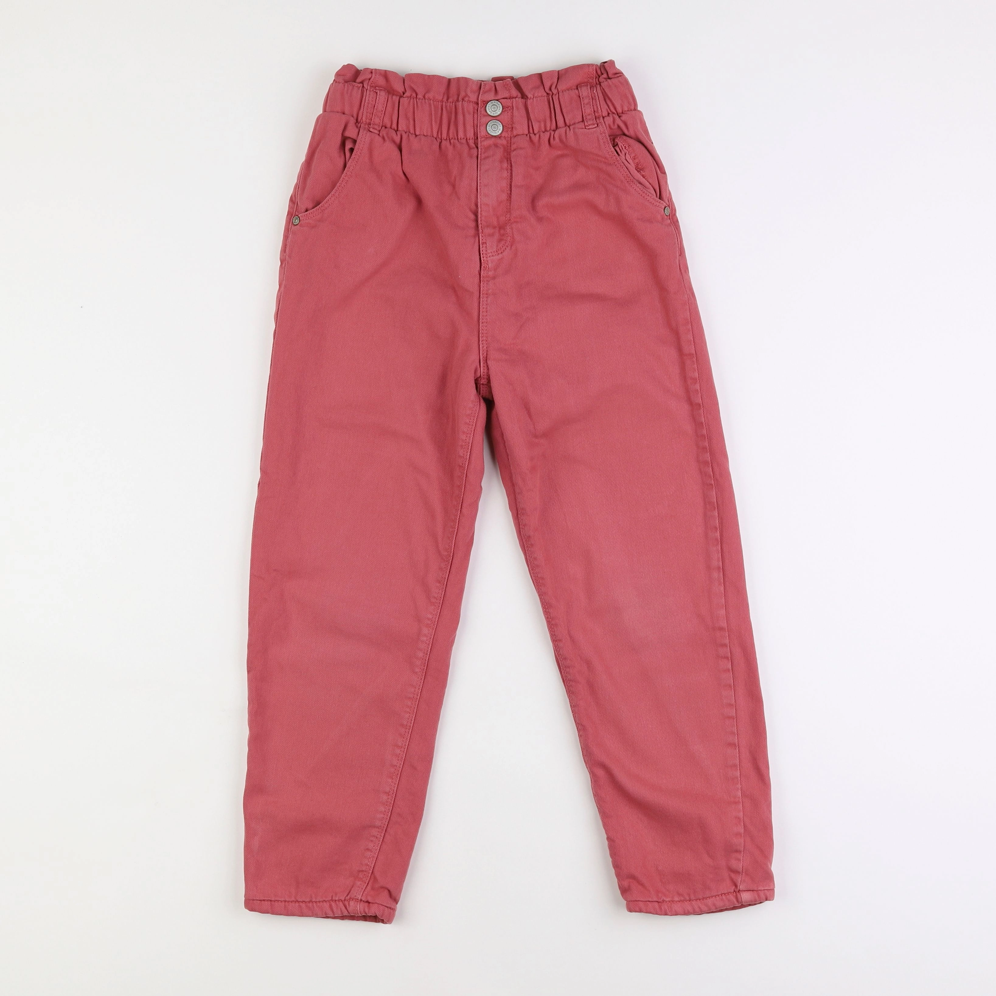 Vertbaudet - pantalon doublé rose - 9 ans