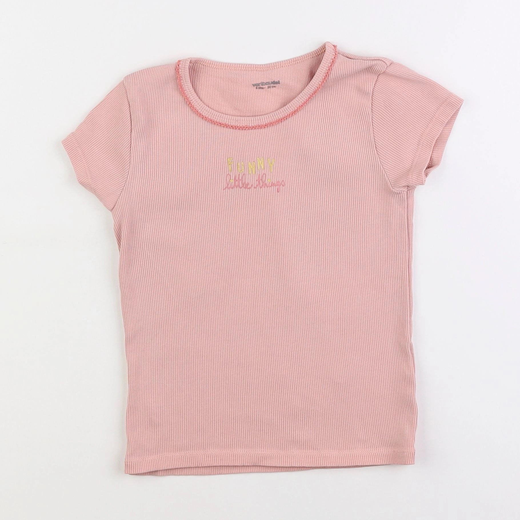 Vertbaudet - tee-shirt rose - 9 ans