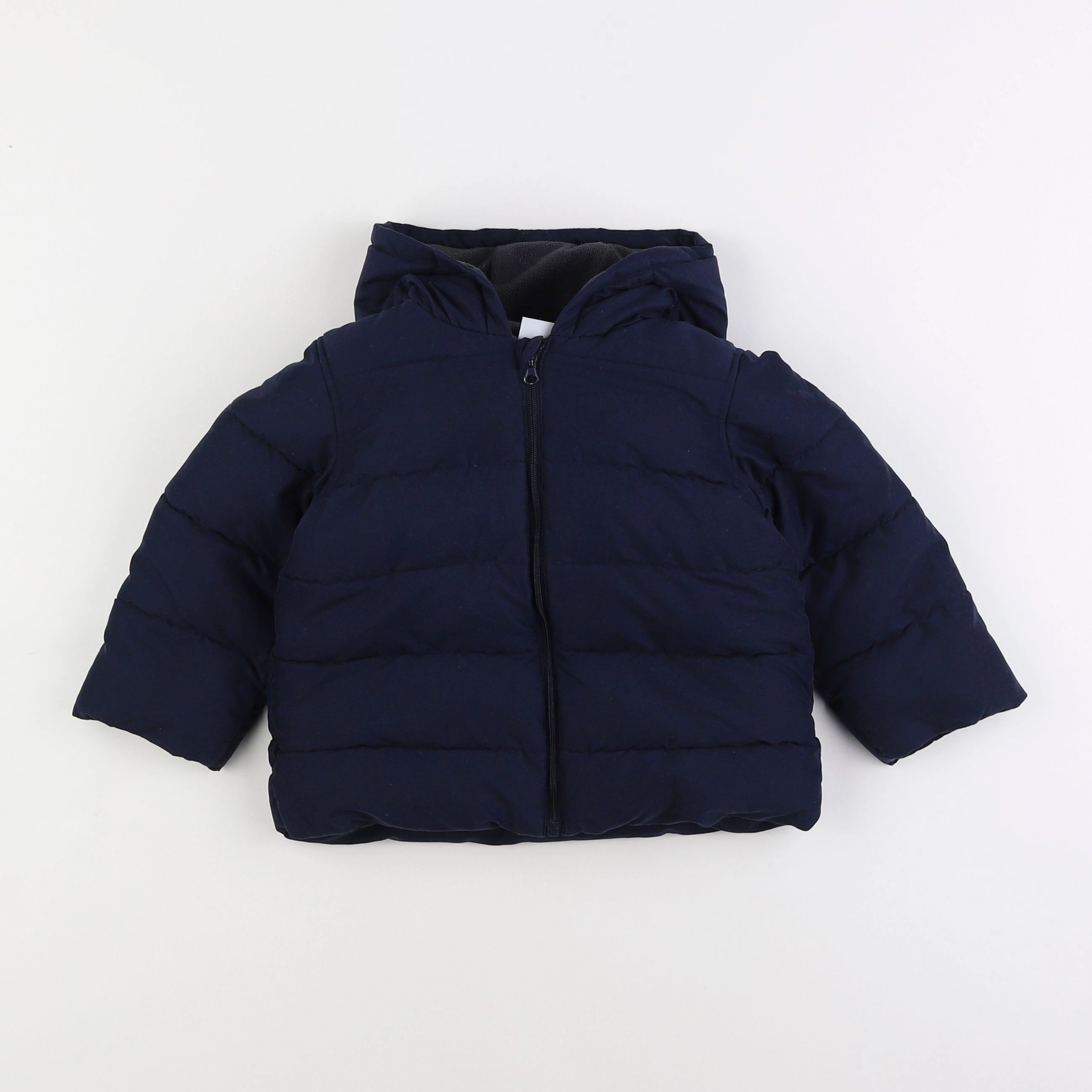 Petit Bateau - doudoune bleu - 2 ans