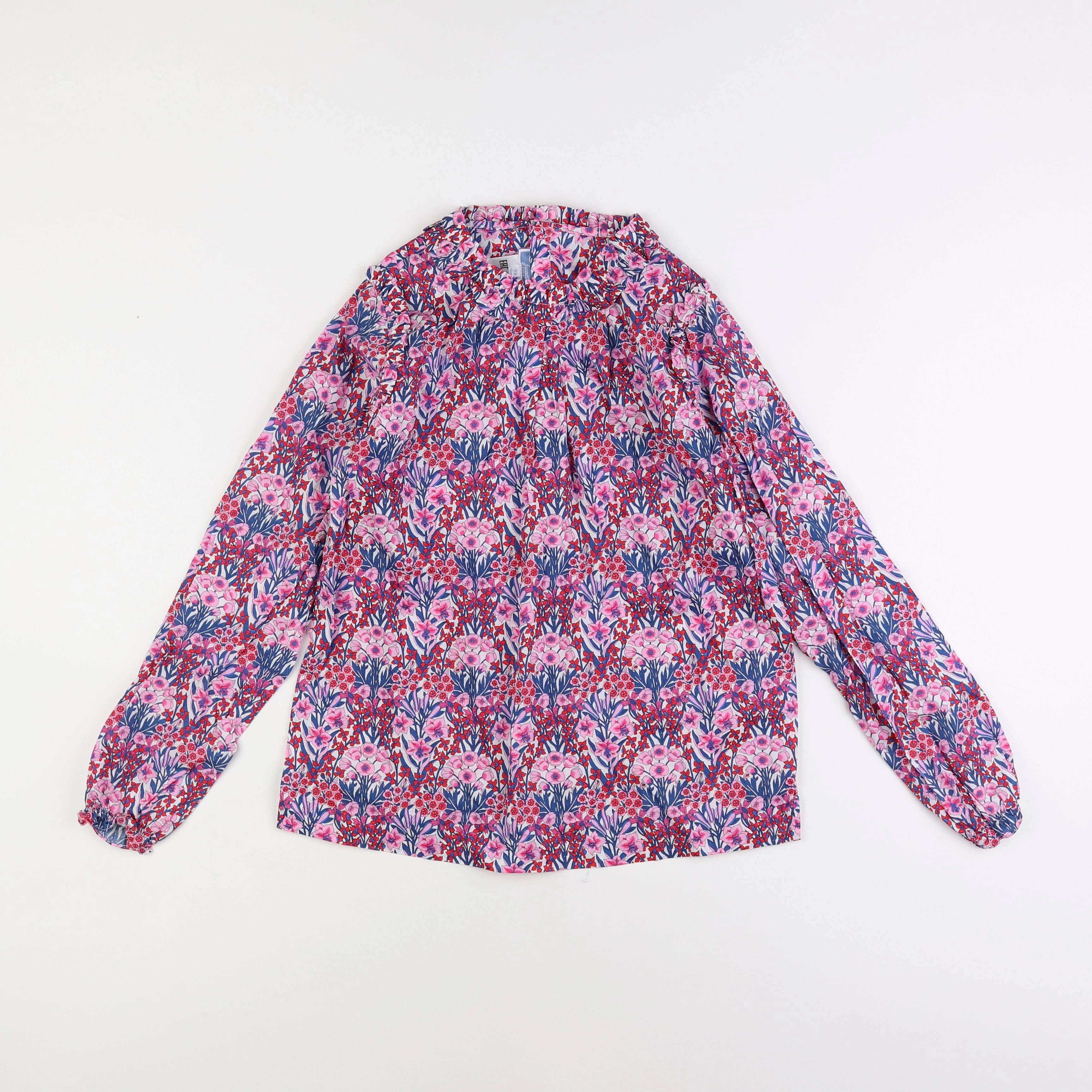 Jacadi - blouse liberty rose - 12 ans