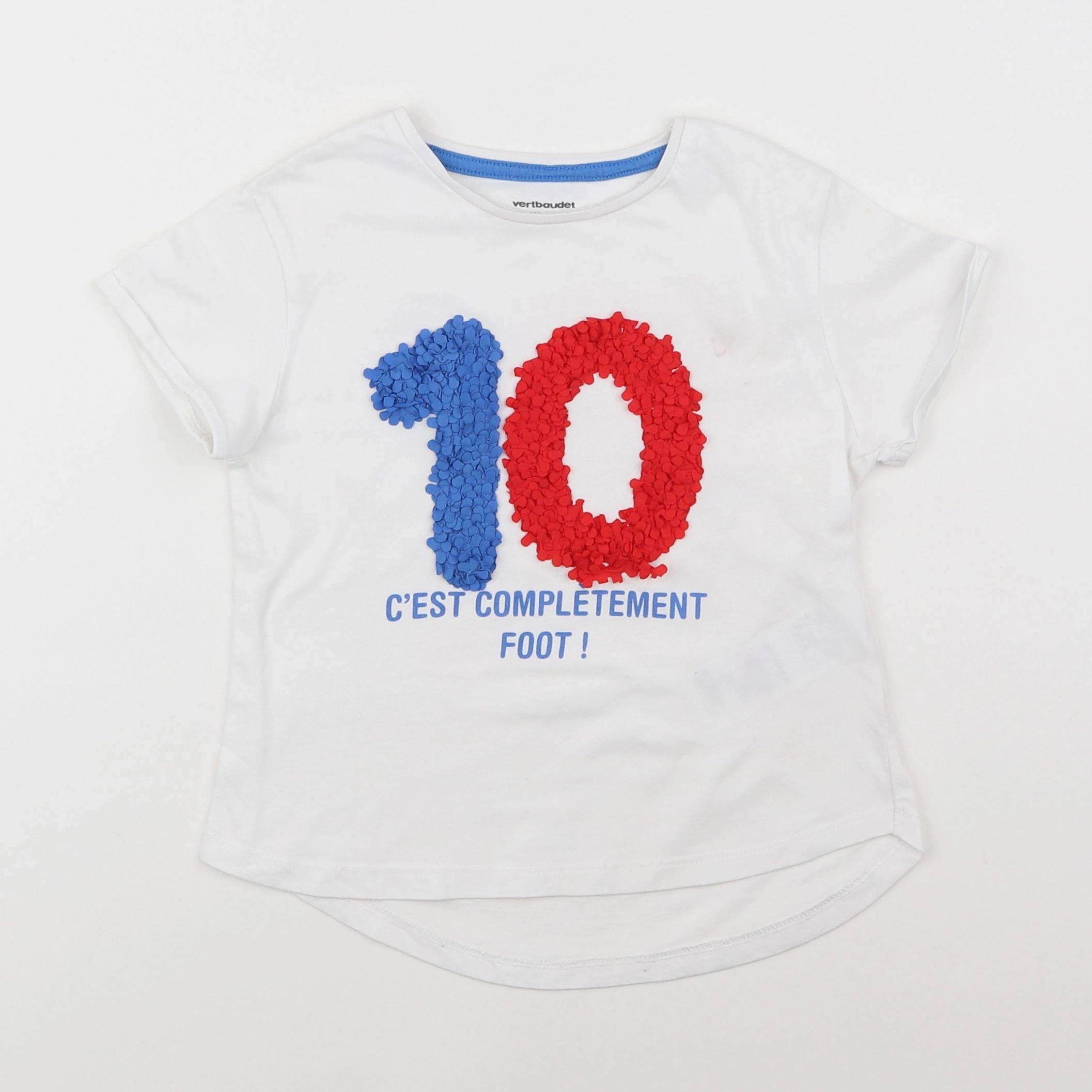 Vertbaudet - tee-shirt blanc - 5 ans