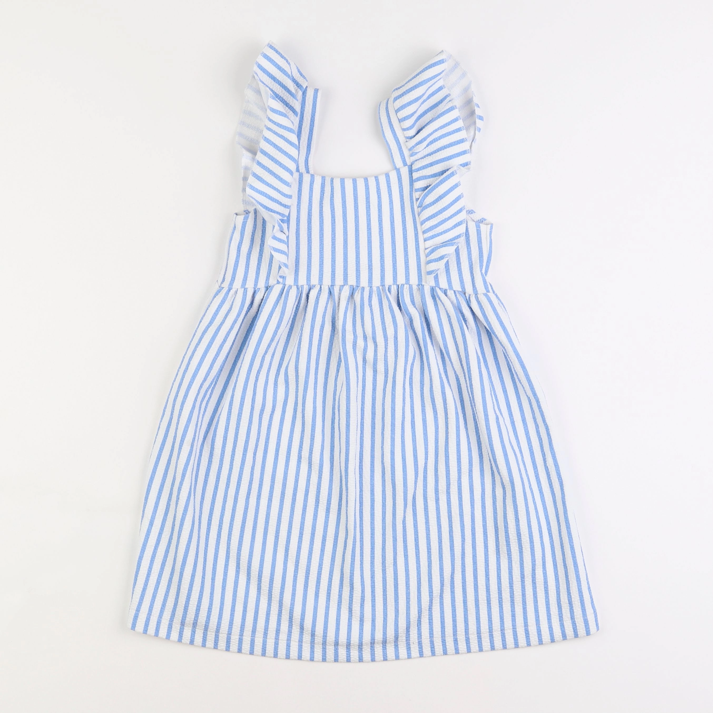 Zara - robe bleu, blanc - 4/5 ans