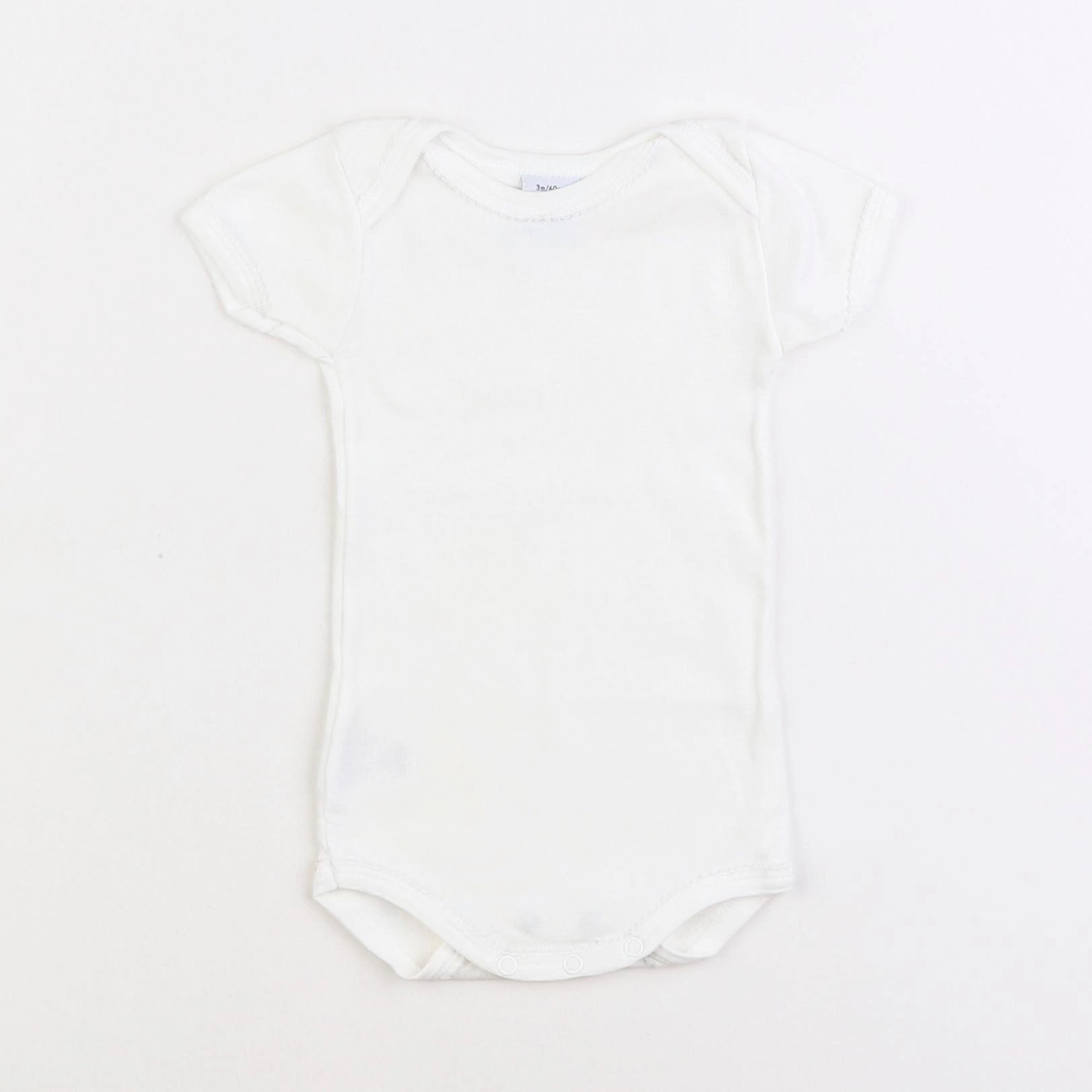 Petit Bateau - body blanc - 3 mois