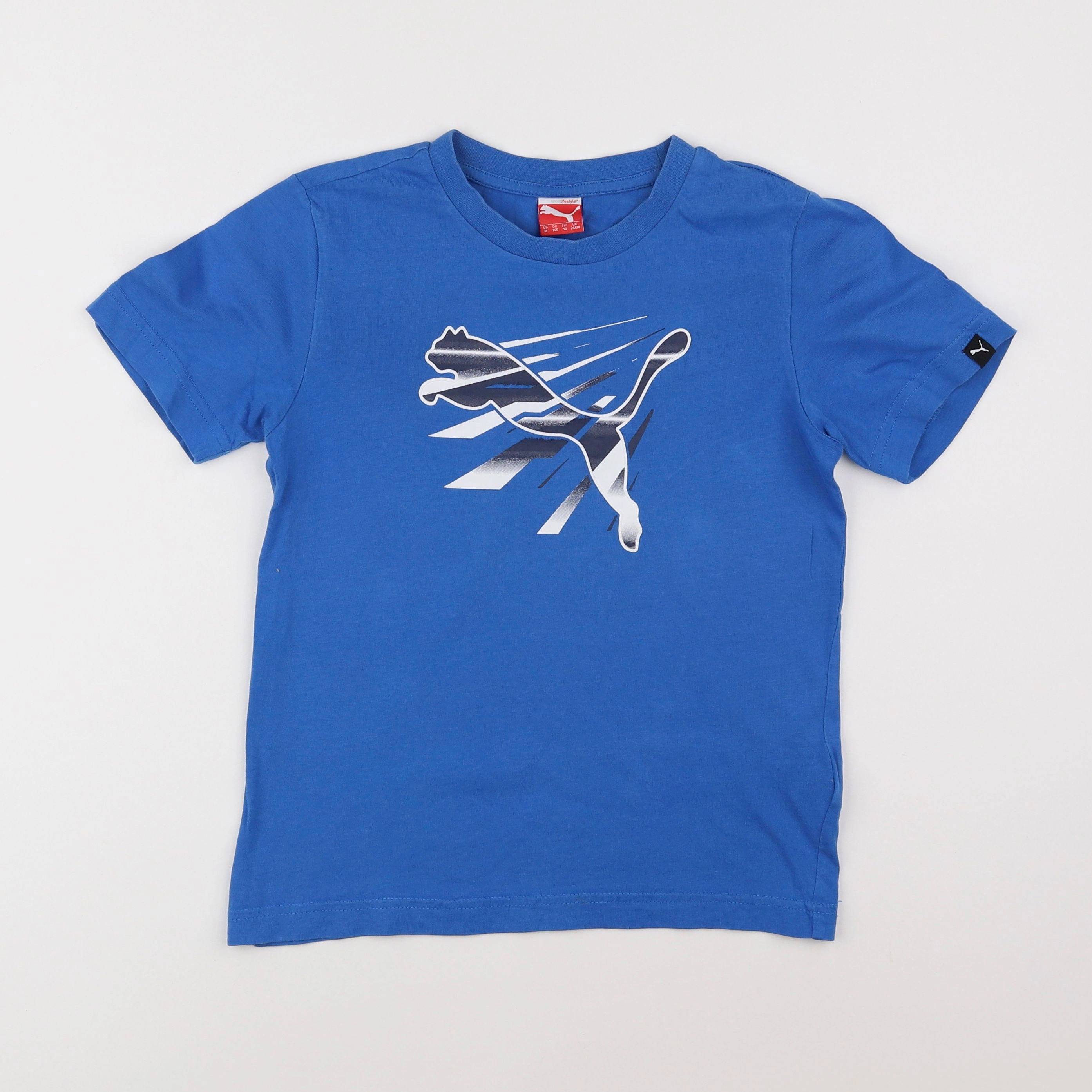 Puma - tee-shirt bleu - 10 ans