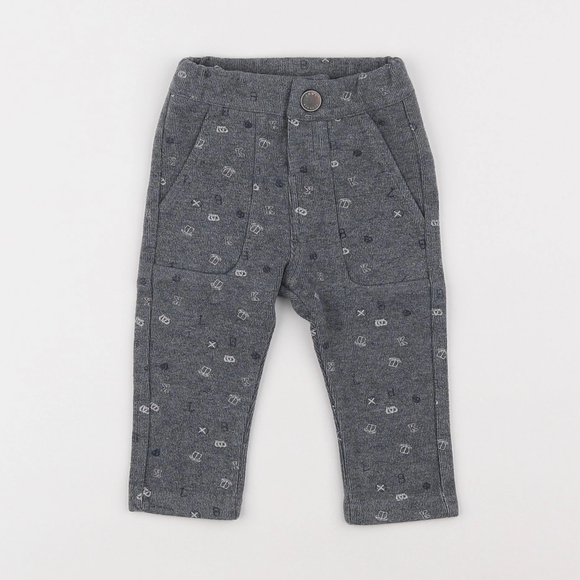 IKKS - pantalon gris - 6 mois