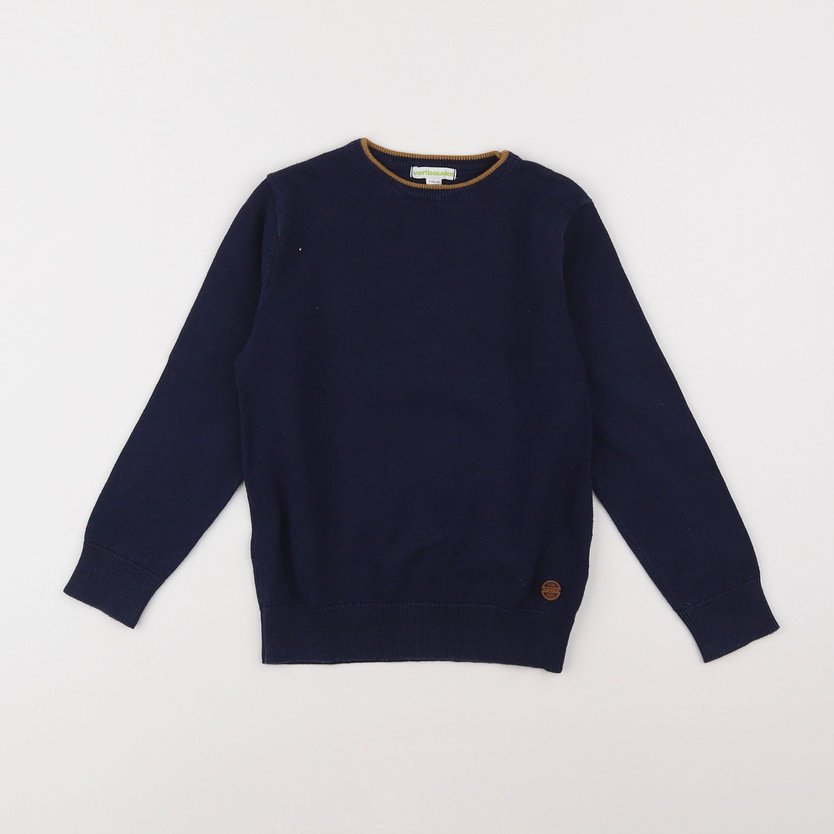 Vertbaudet - pull bleu - 6 ans