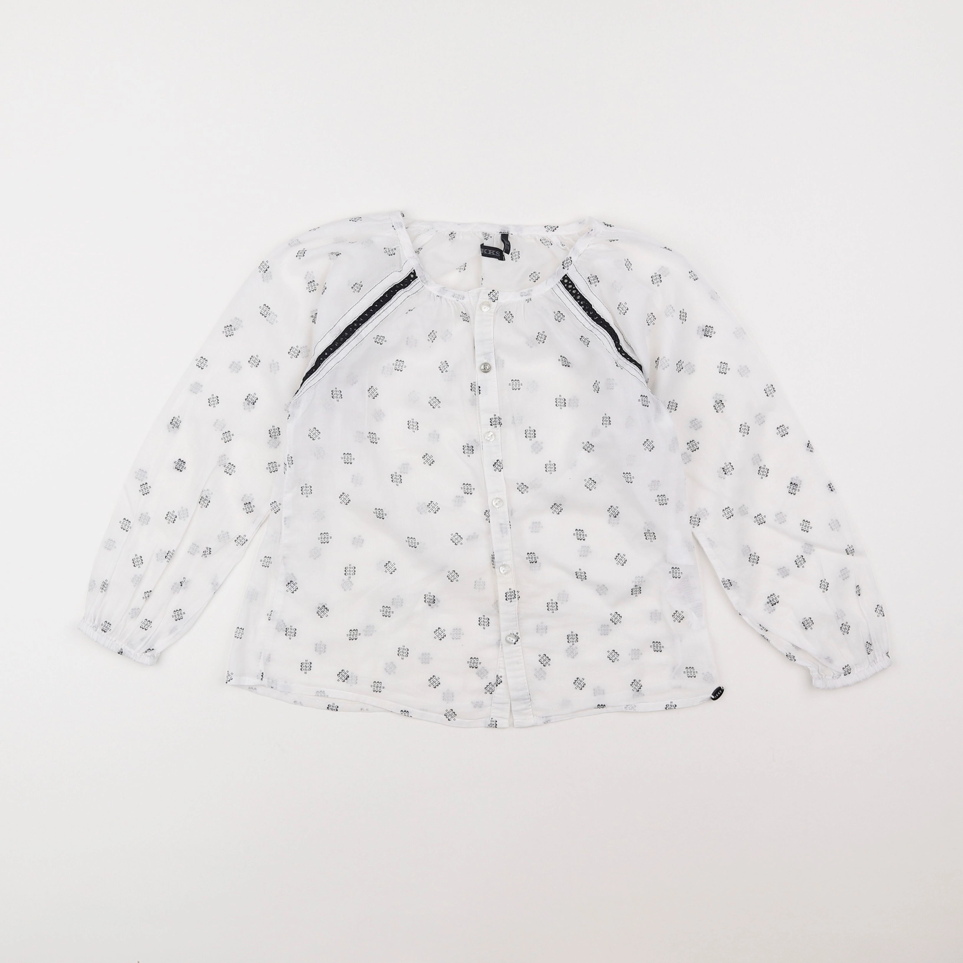 IKKS - blouse blanc - 6 ans